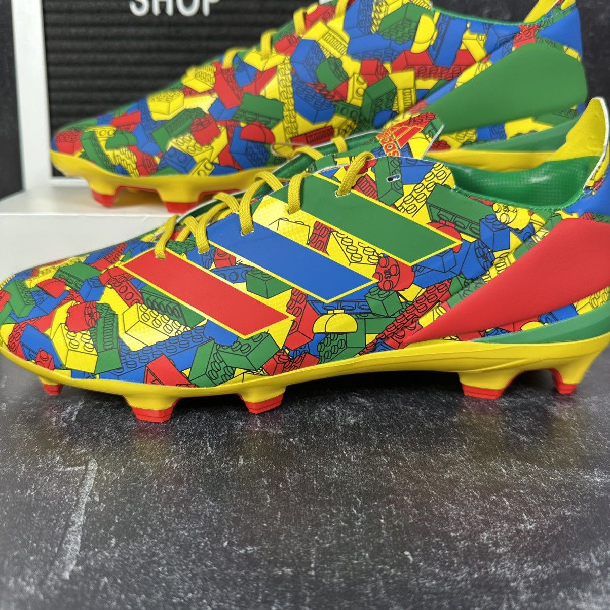 Adidas LEGO X GAMEMODE FG TEAM YELLOW RED BRICKS MENS SOCCER CLEATS Size US 7.5 / EU 40-41 - 7 Thumbnail