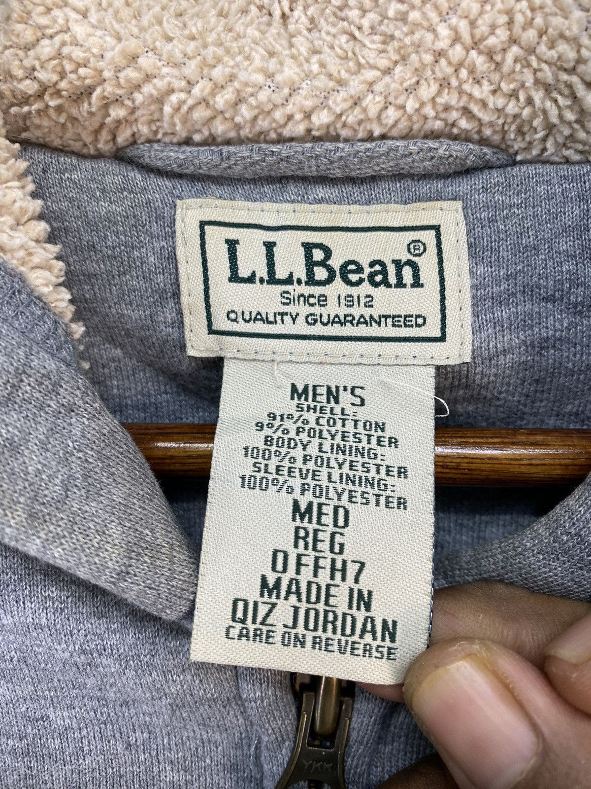 L.L. Bean Vtg L.L.Bean Fur Lining Hoodie Jacket Size US M / EU 48-50 / 2 - 6 Thumbnail