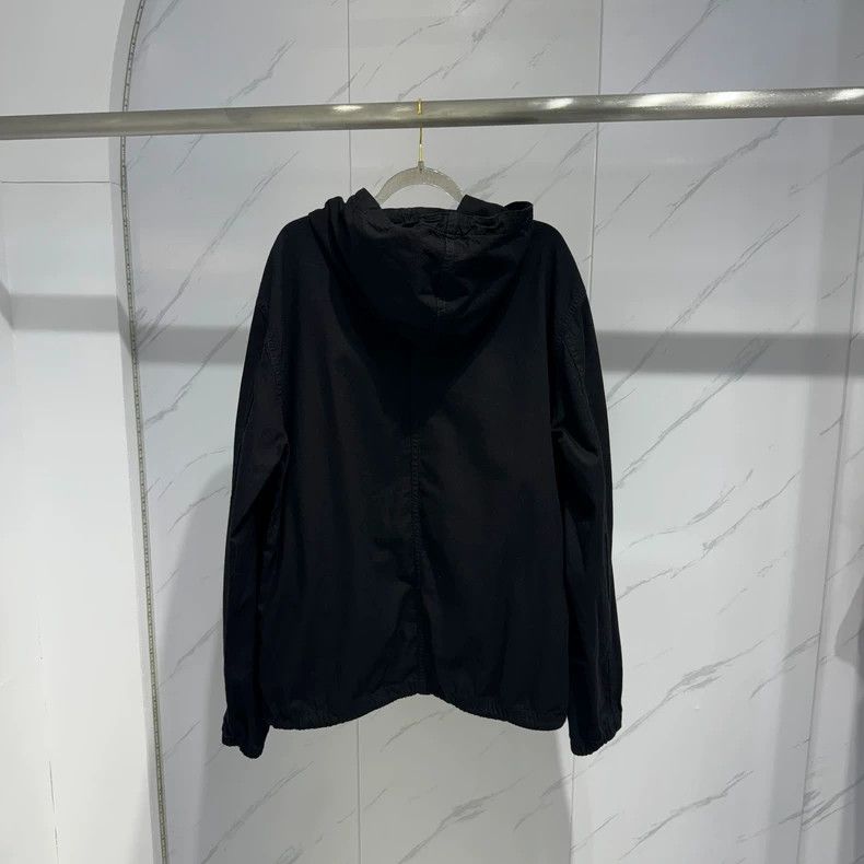 Givenchy Givenchy Unused Black Labeled Logo Half-Zip Windbreaker M Size US M / EU 48-50 / 2 - 2 Thumbnail