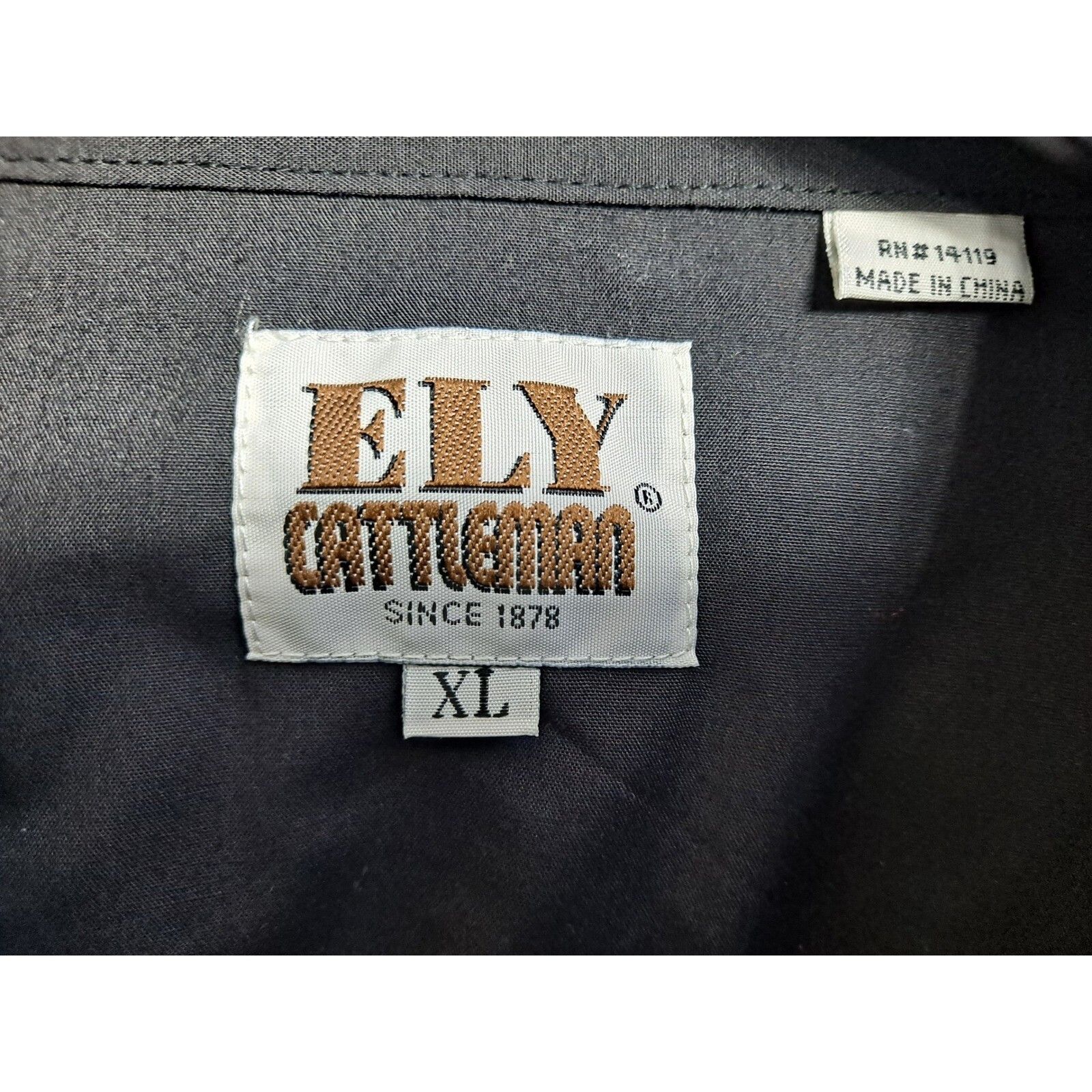 Other Ely Cattleman Western Shirt Thunderbird Embroidered Cowboy X Size US XL / EU 56 / 4 - 4 Thumbnail