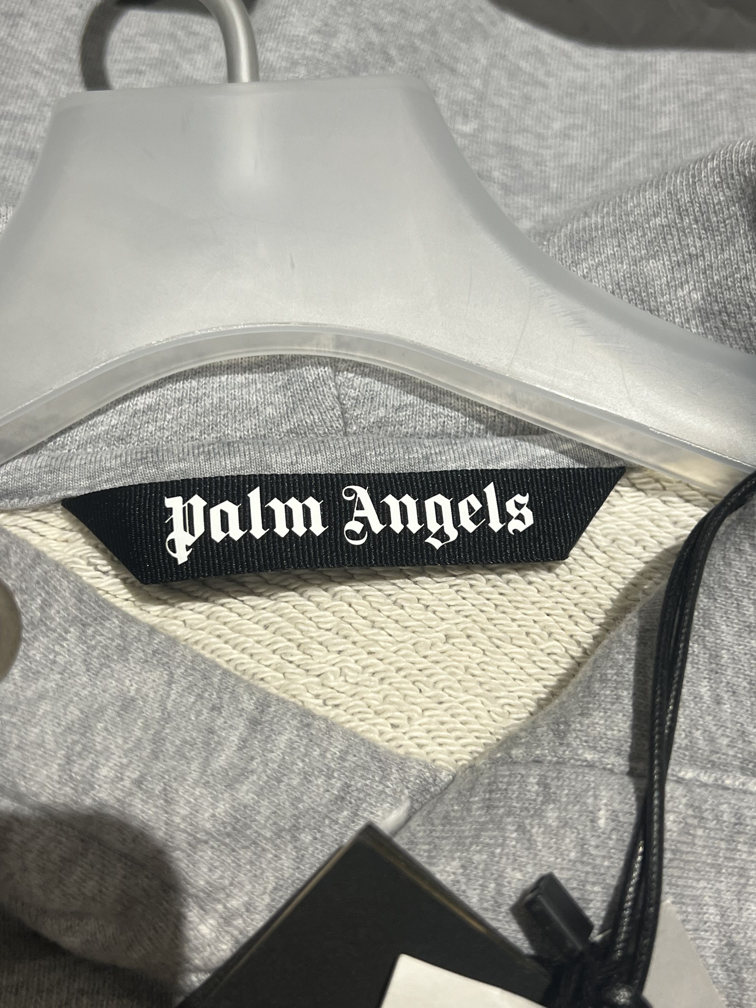 Palm Angels Palm Angels Pirate Bear Hoody Melange Grey WH Palm Angels Size US XS / EU 42 / 0 - 3 Thumbnail