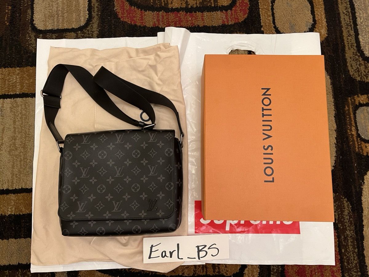 Louis Vuitton District MM Monogram Eclipse Messenger Bag