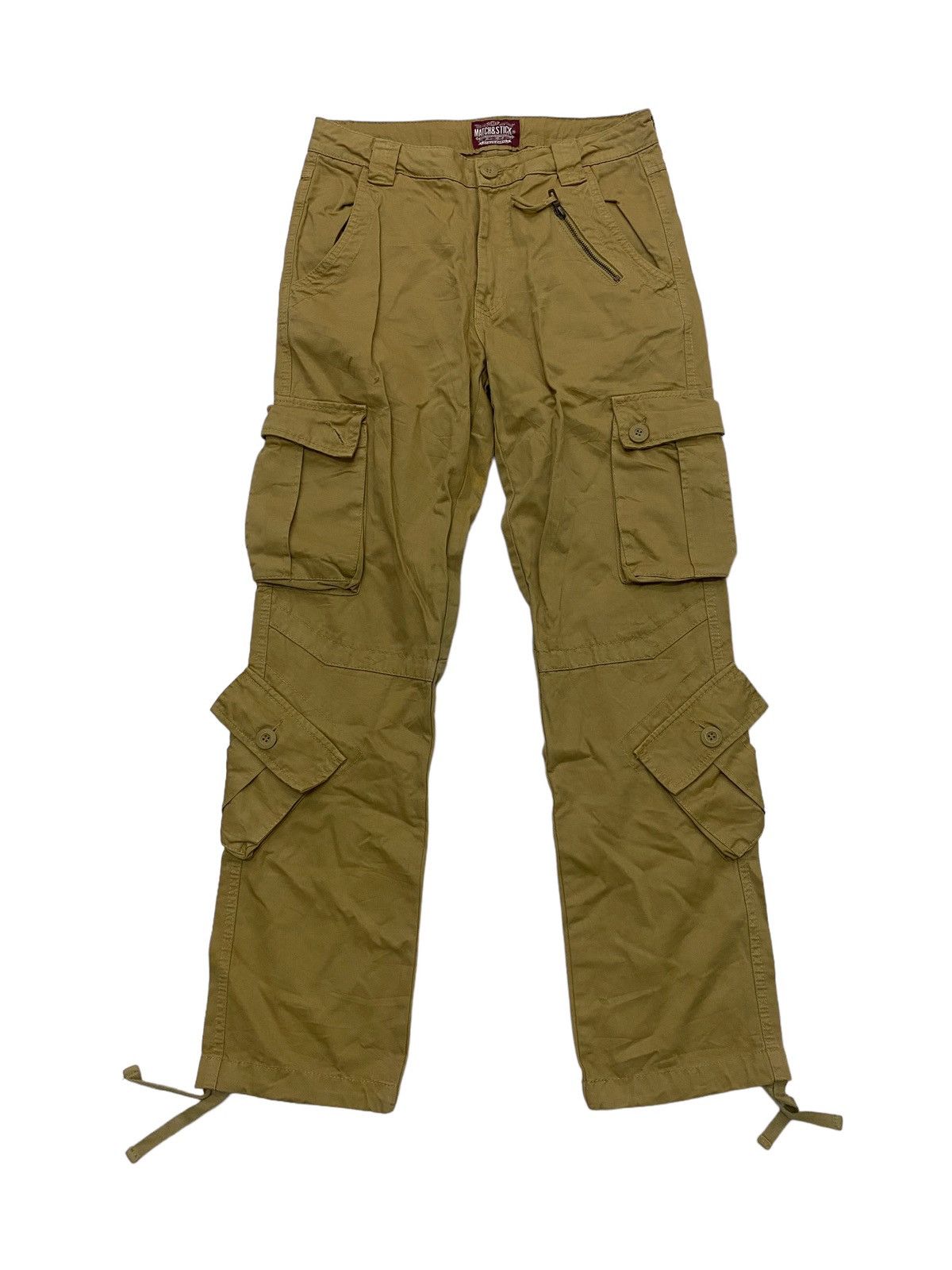 Japanese Brand Japanese Brand Match & Stick Multi-Pocket Cargo Pants Size US 31 - 1 Thumbnail