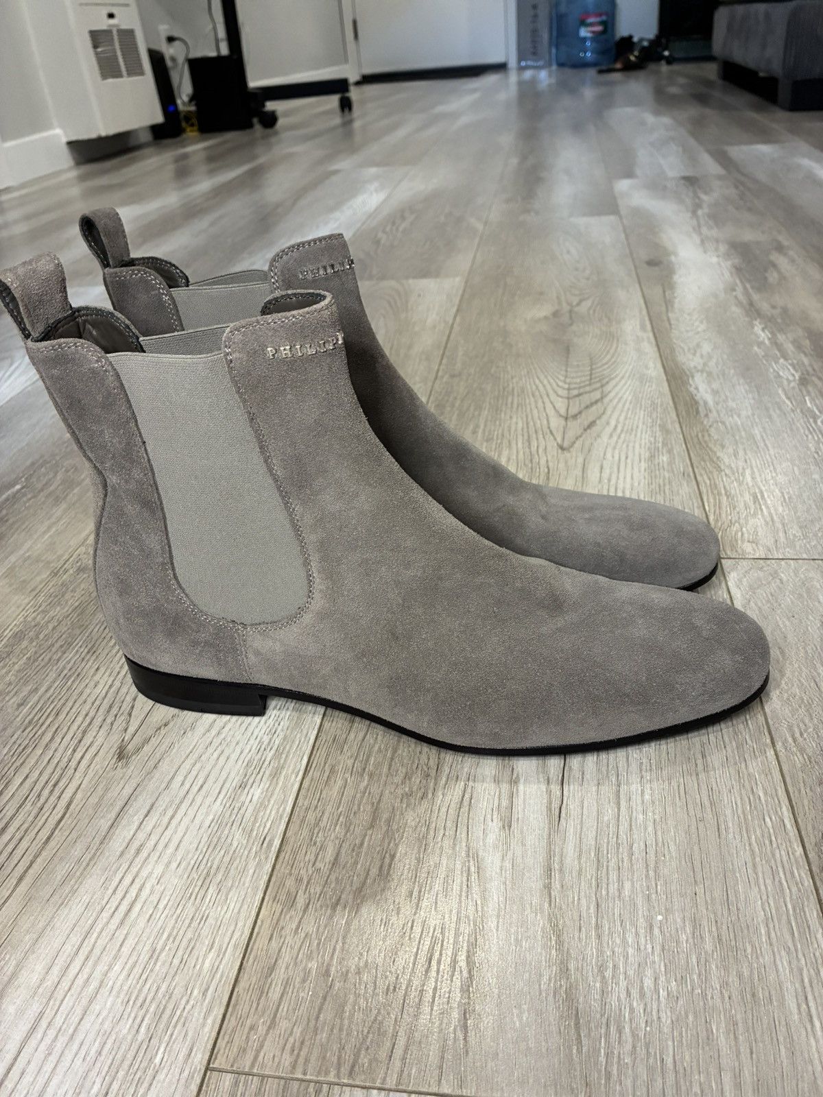 Philipp Plein Philipp Plein Chelsea Grey Boots Low Flat Size US 10 / EU 43 - 3 Thumbnail