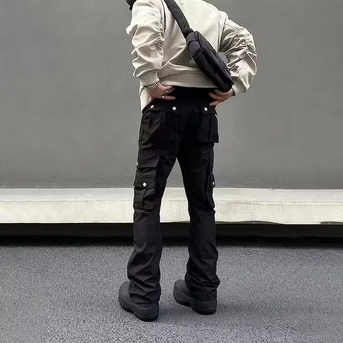 Japanese Brand × Vintage Straight Boot Cut Flared Pocket Cargo Jeans Size US 30 / EU 46 - 5 Thumbnail