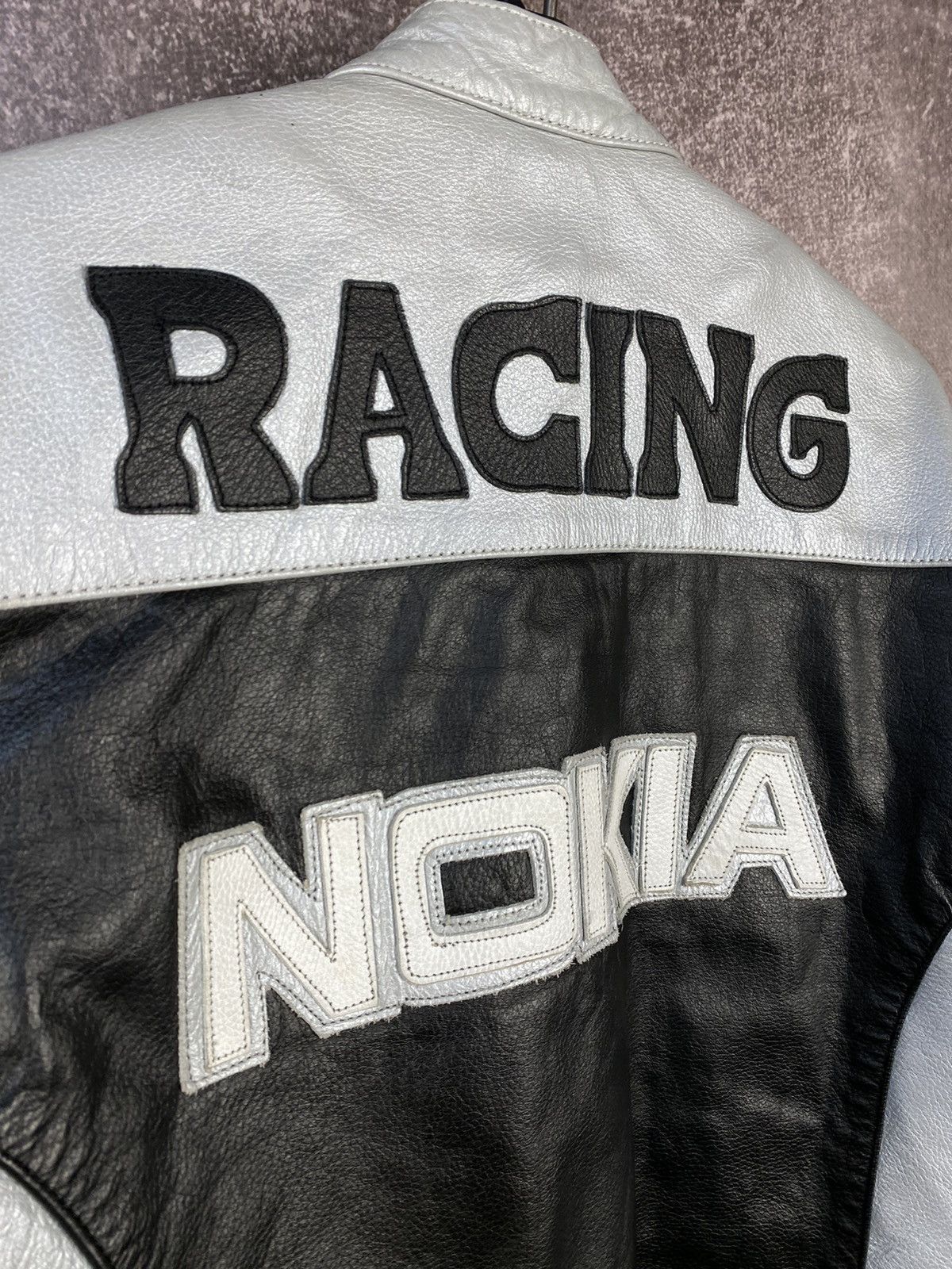 Other 1990’s Vintage Nokia Moto Racing Leather Jacket Size US S / EU 44-46 / 1 - 10 Thumbnail
