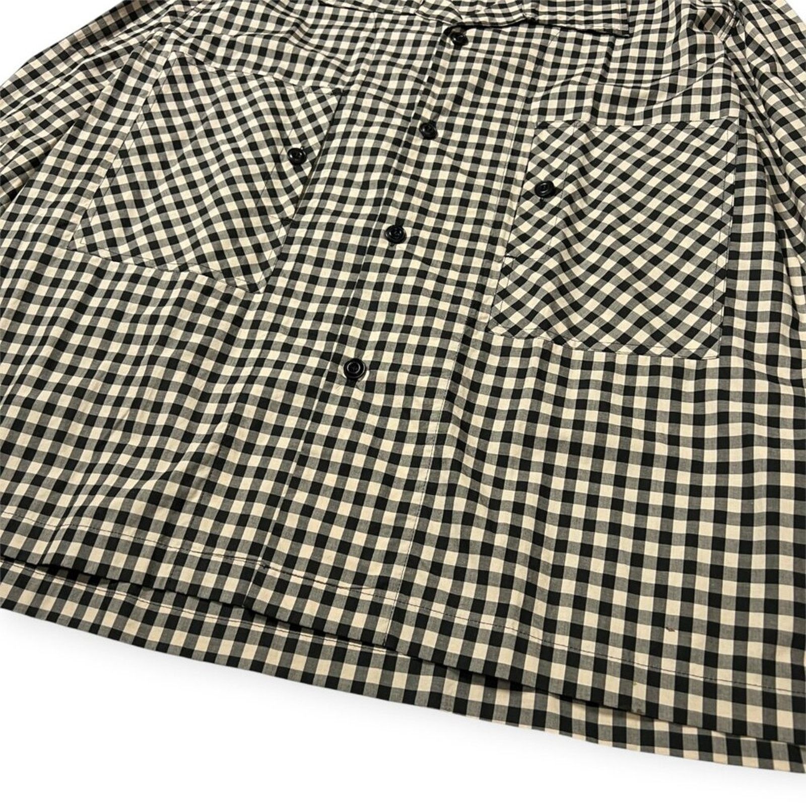 Nicholas Daley Nicholas Daley Two Pocket Gingham Cotton Shirt M NWT Size US M / EU 48-50 / 2 - 7 Thumbnail