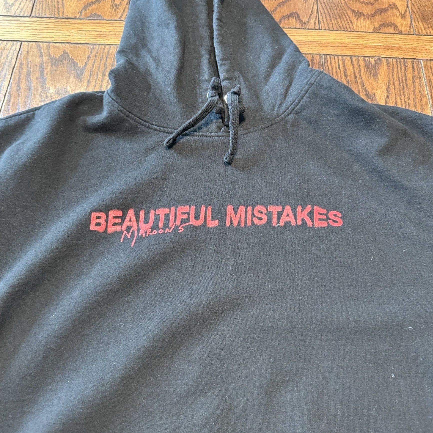 Vintage Maroon 5 Beautiful Mistakes Size XXL Black Hoodie Adam Levine Size US XXL / EU 58 / 5 - 3 Thumbnail
