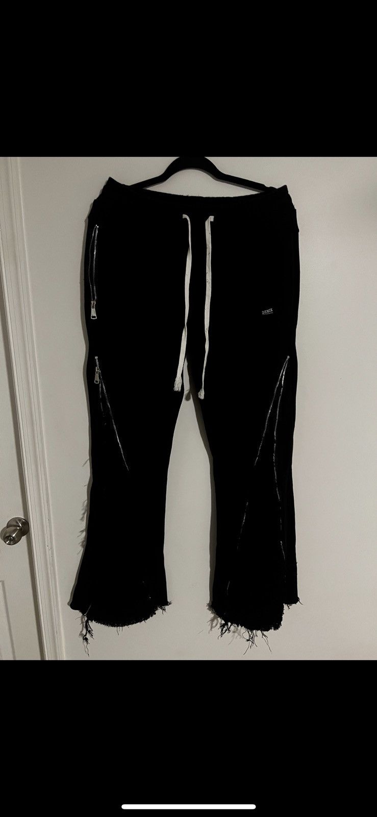 image of Demik 3X Flare Sweatpants in Black, Men's (Size 32)