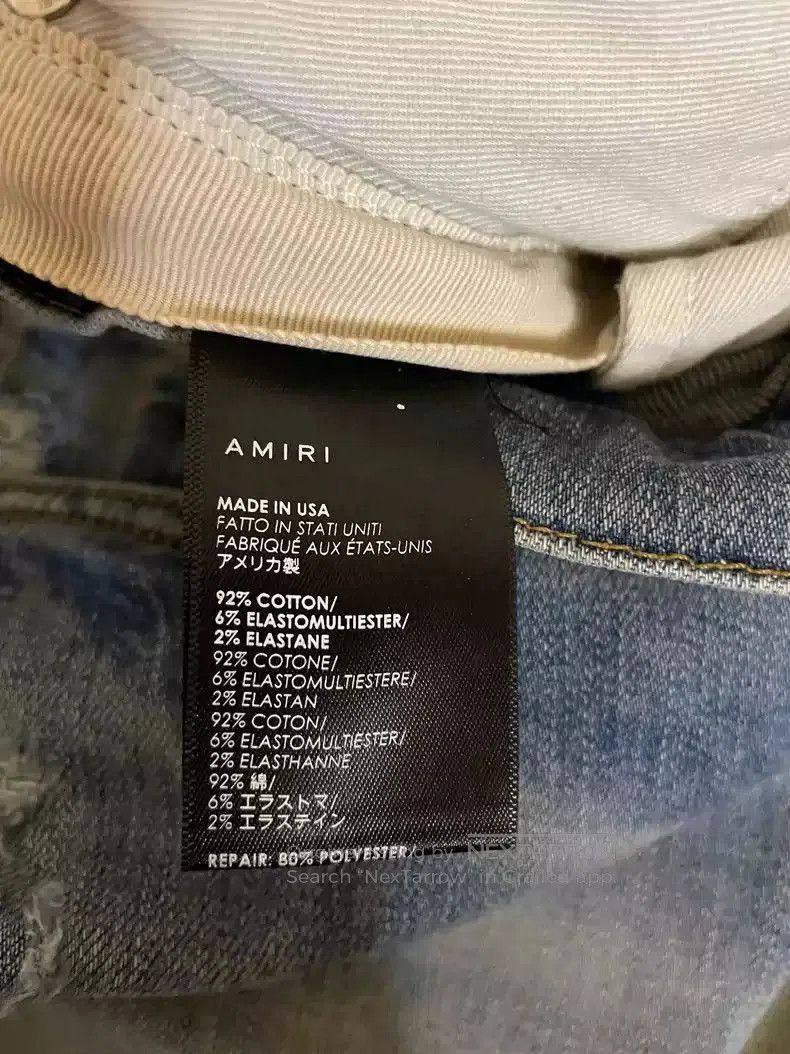 Amiri AMIRI MX1 33 size middle waist. Size US 33 - 2 Thumbnail