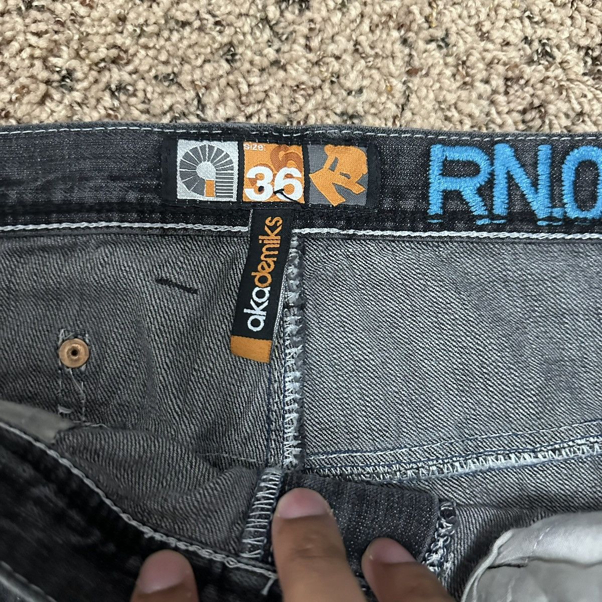 Akademiks Vintage Baggy Akademiks Jeans Size US 36 / EU 52 - 5 Thumbnail