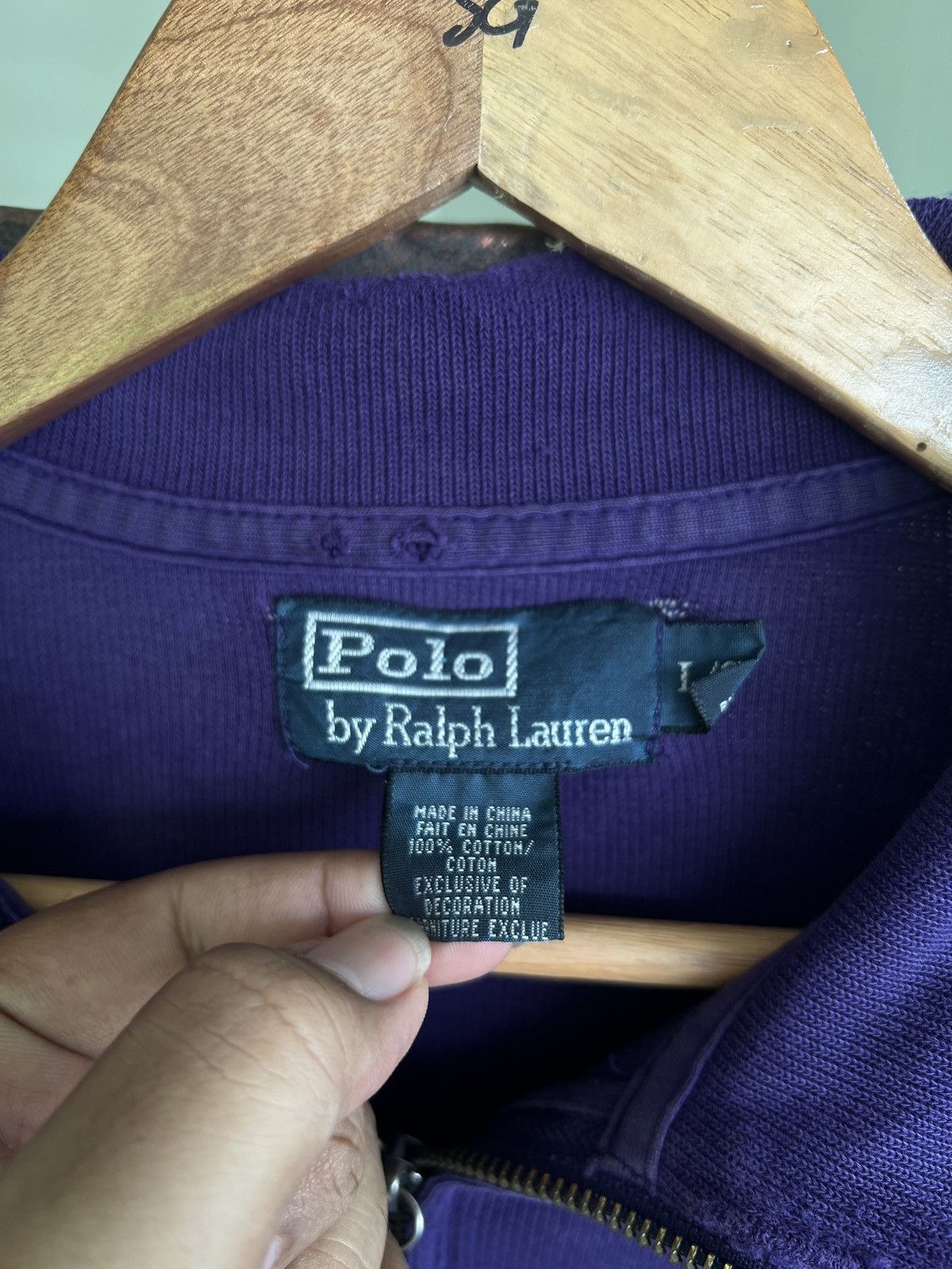 Polo Ralph Lauren Vintage Polo Ralph Luren quater zipper Size US XXL / EU 58 / 5 - 8 Thumbnail