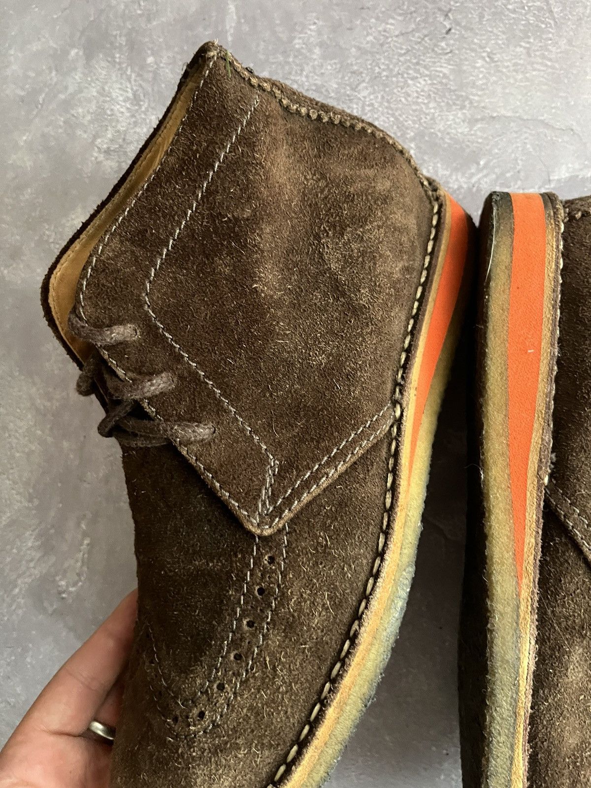 Dsquared2 Dsquared2 Brown Suede Desert Boots – Men’s Chukka Style 42.5 Size US 9.5 / EU 42-43 - 5 Thumbnail