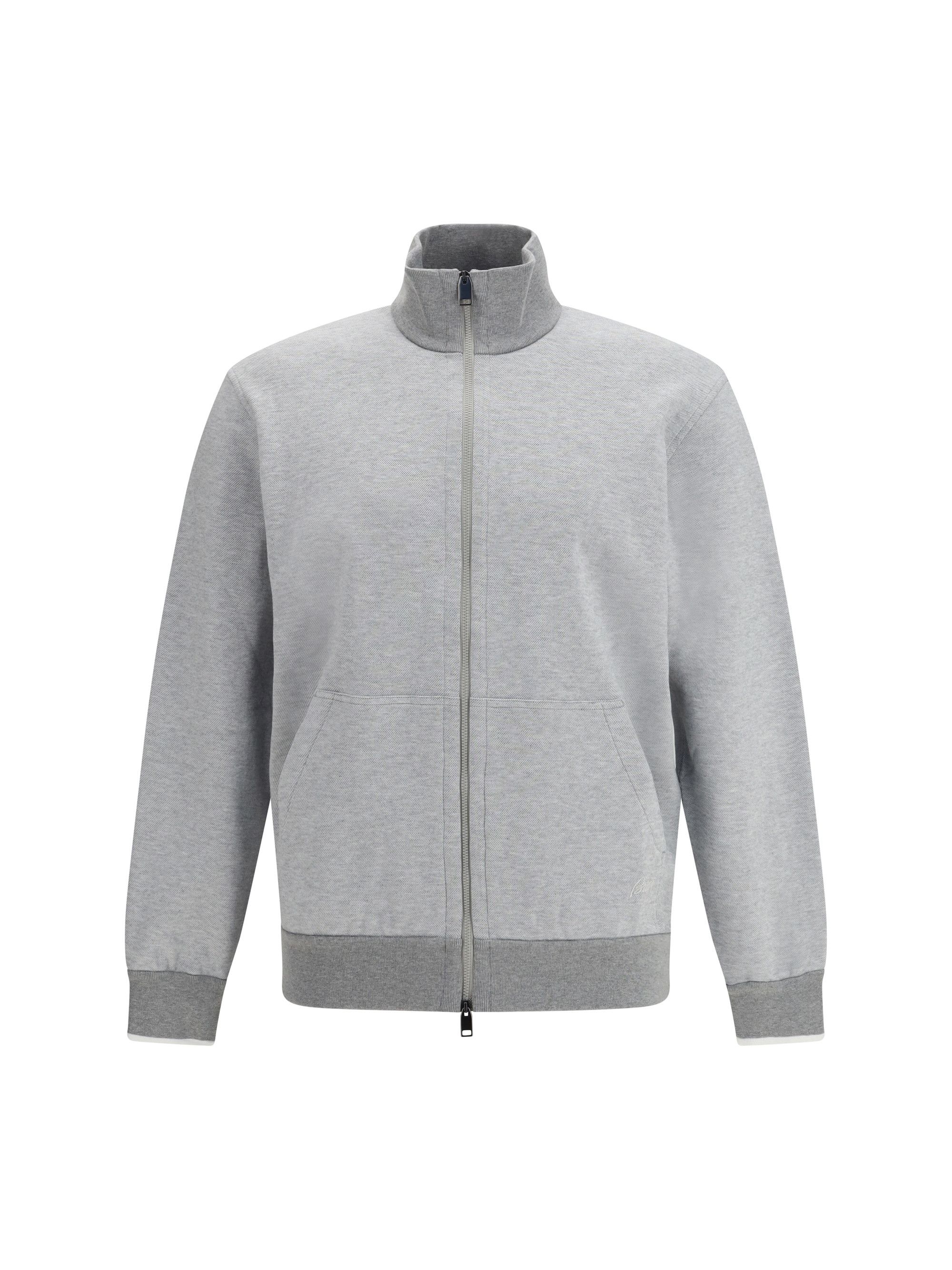 Brioni Zip Sweatshirt Size US L / EU 52-54 / 3 - 1 Thumbnail