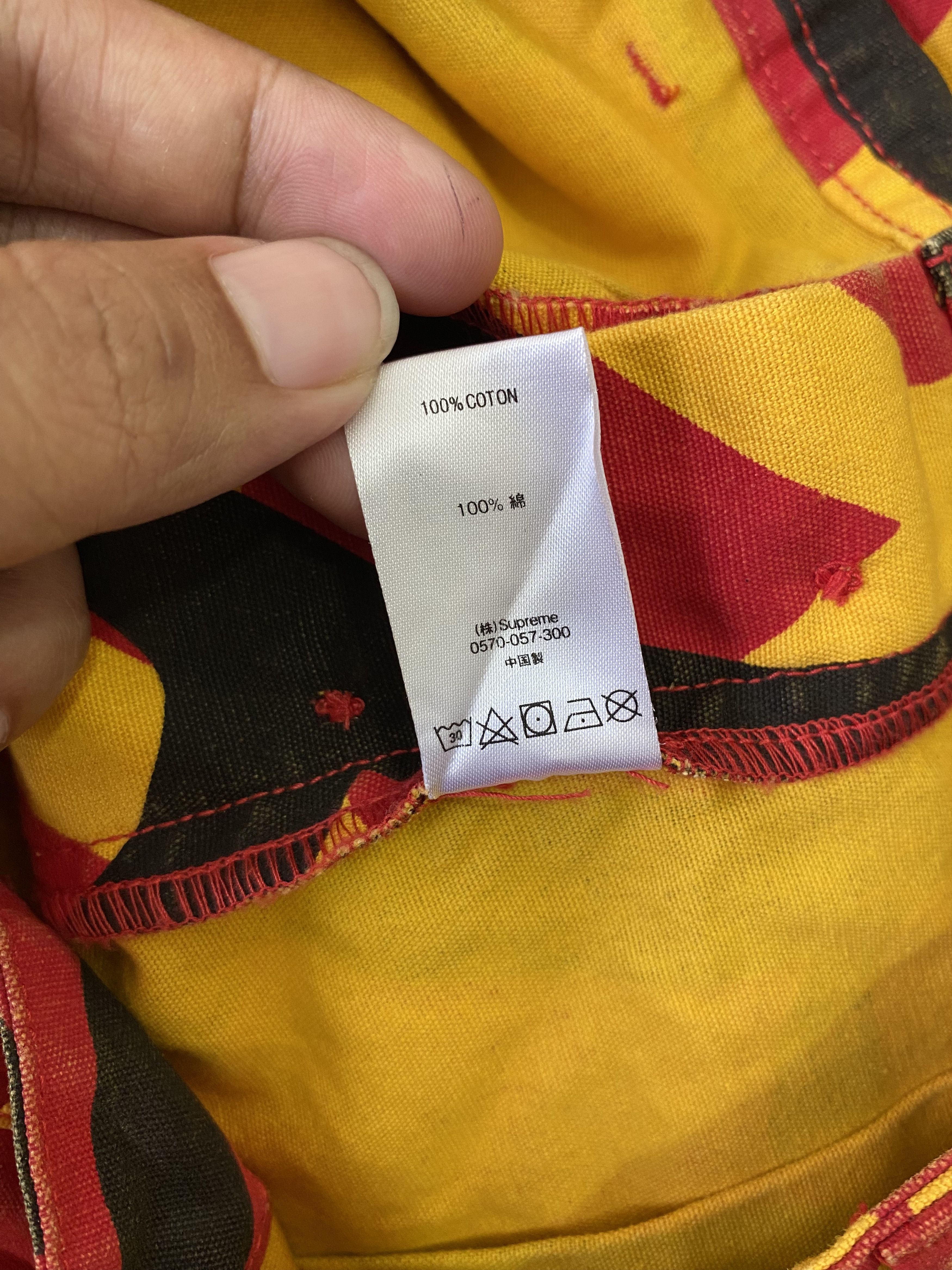 Supreme Supreme FW19 Tribal Cargo Pant - Red Size US 32 / EU 48 - 6 Thumbnail