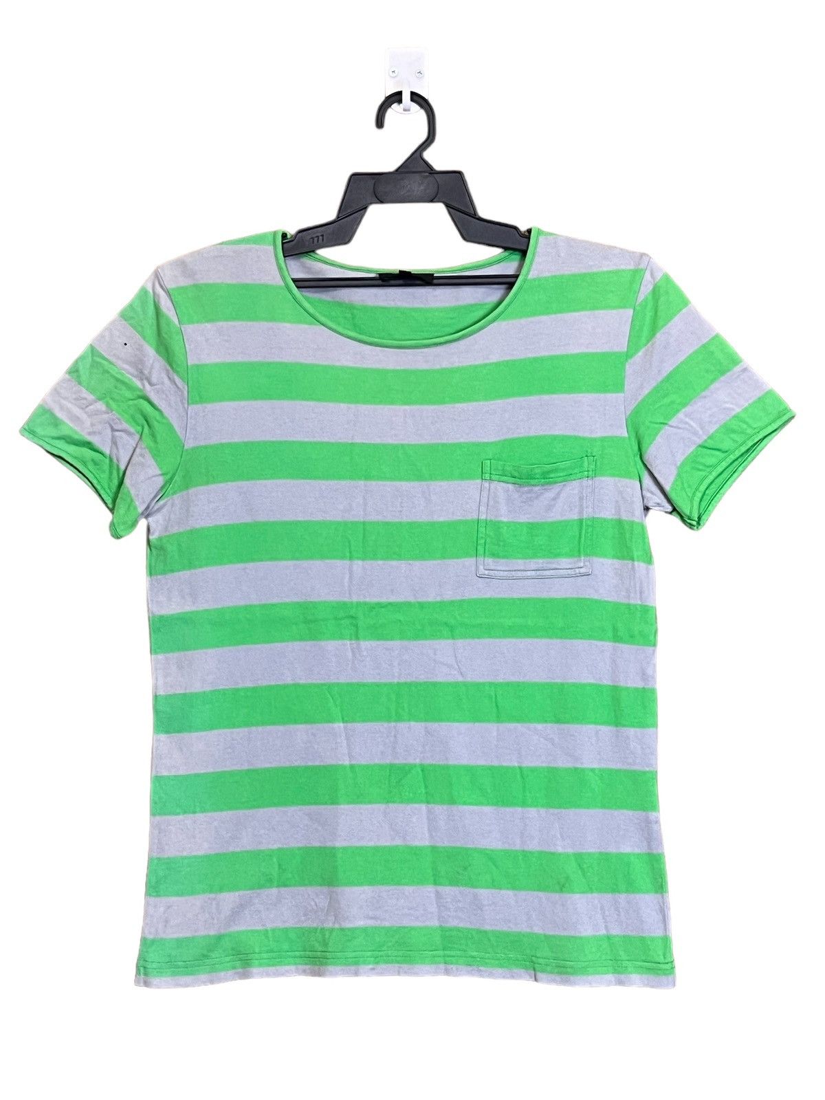 A.P.C. NICE🔥A.P.C PARIS RUE DE FLEURUS STRIPED POCKET TEE SHIRT Size S / US 4 / IT 40 - 1 Thumbnail