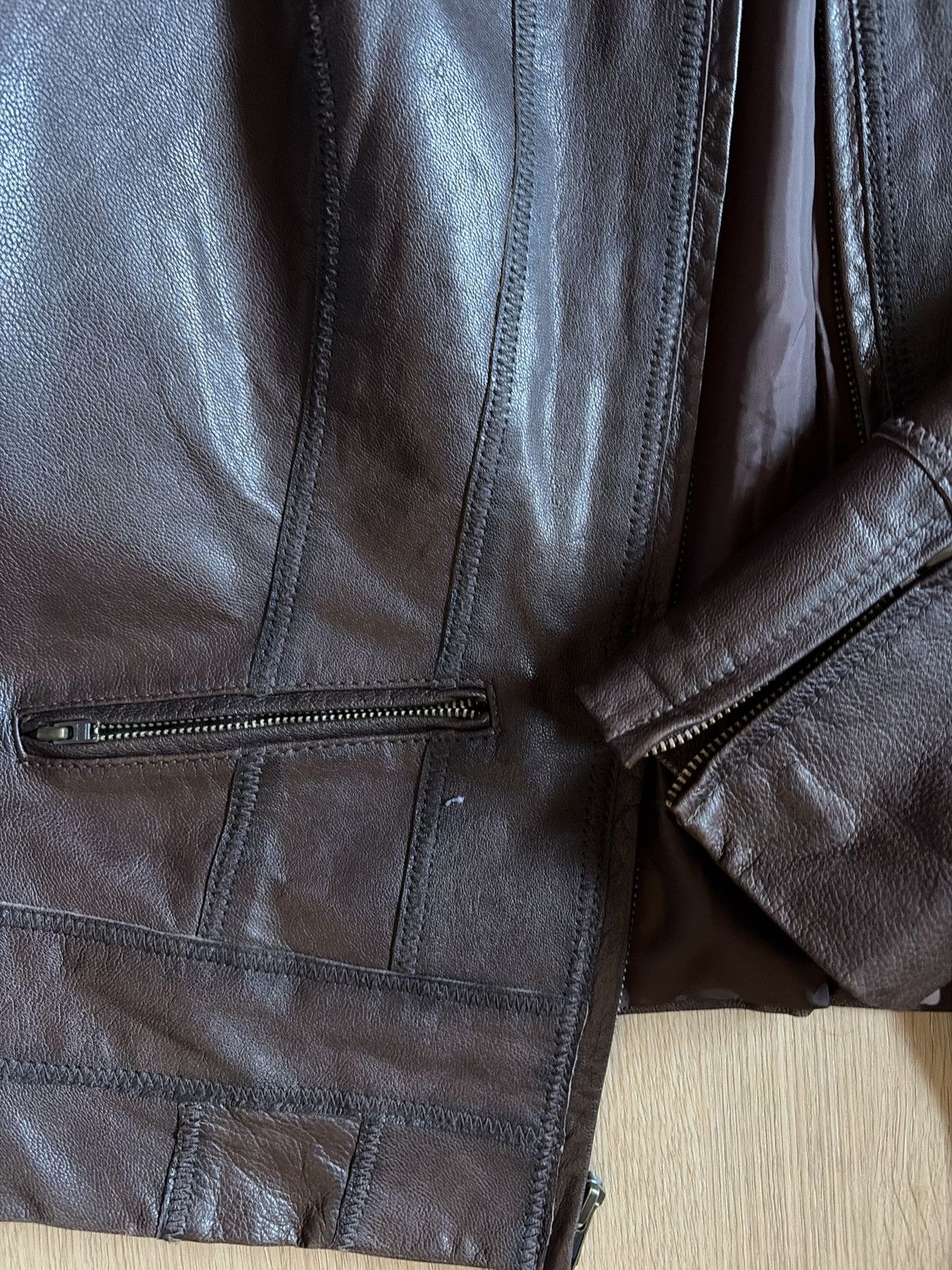 Vintage vintage japanese leather jacket Size US S / EU 44-46 / 1 - 5 Thumbnail