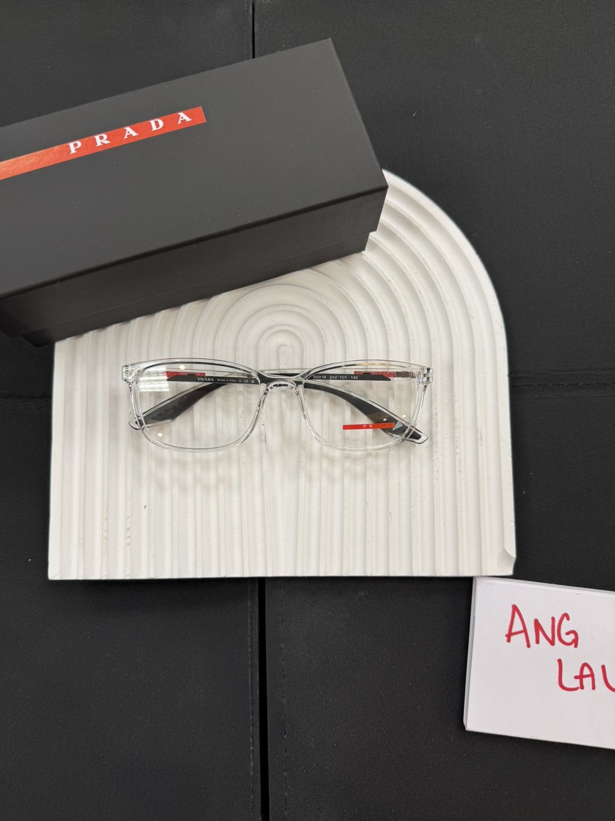 Prada × Vintage NEW Prada Clear Transparent Glasses EyeglassesNEW Prada Size ONE SIZE - 1 Thumbnail