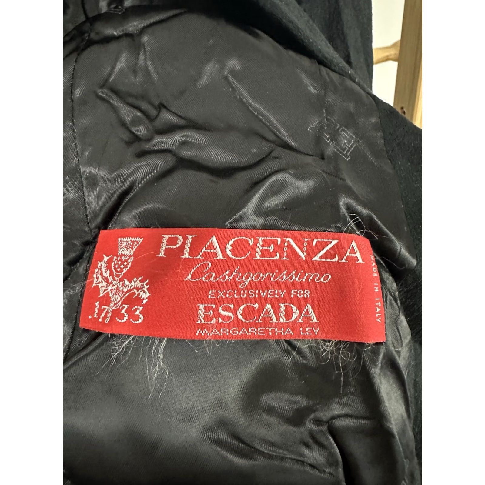 Escada VTG Escada Margaretha Ley Wool Double Breasted Black Blazer Size 34 Womens Blazer Size XXS / US 00 / IT 34 - 4 Thumbnail