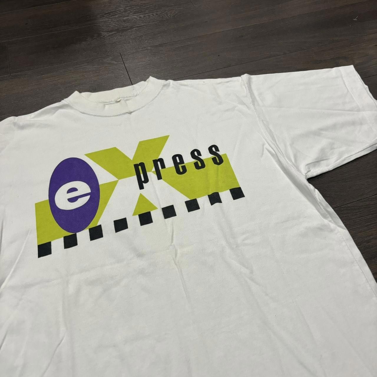 Designer Vintage Express Yourself T Shirt 90s Large Size US L / EU 52-54 / 3 - 3 Thumbnail