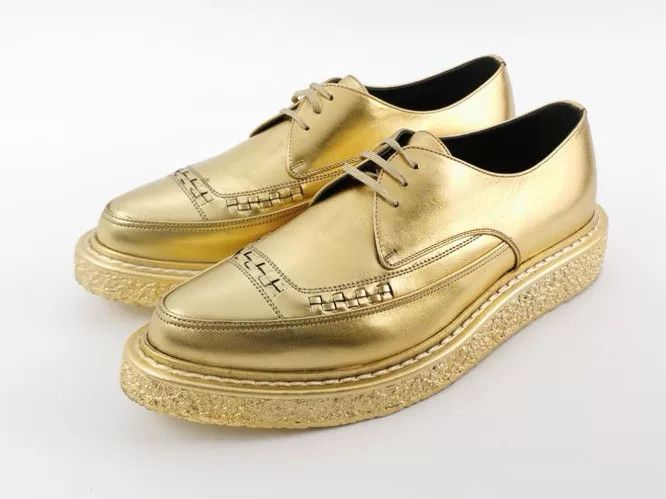 Hedi Slimane Saint Laurent Fall 2014 Men's Gold Shoe Size US 6.5 / EU 39-40 - 1 Thumbnail