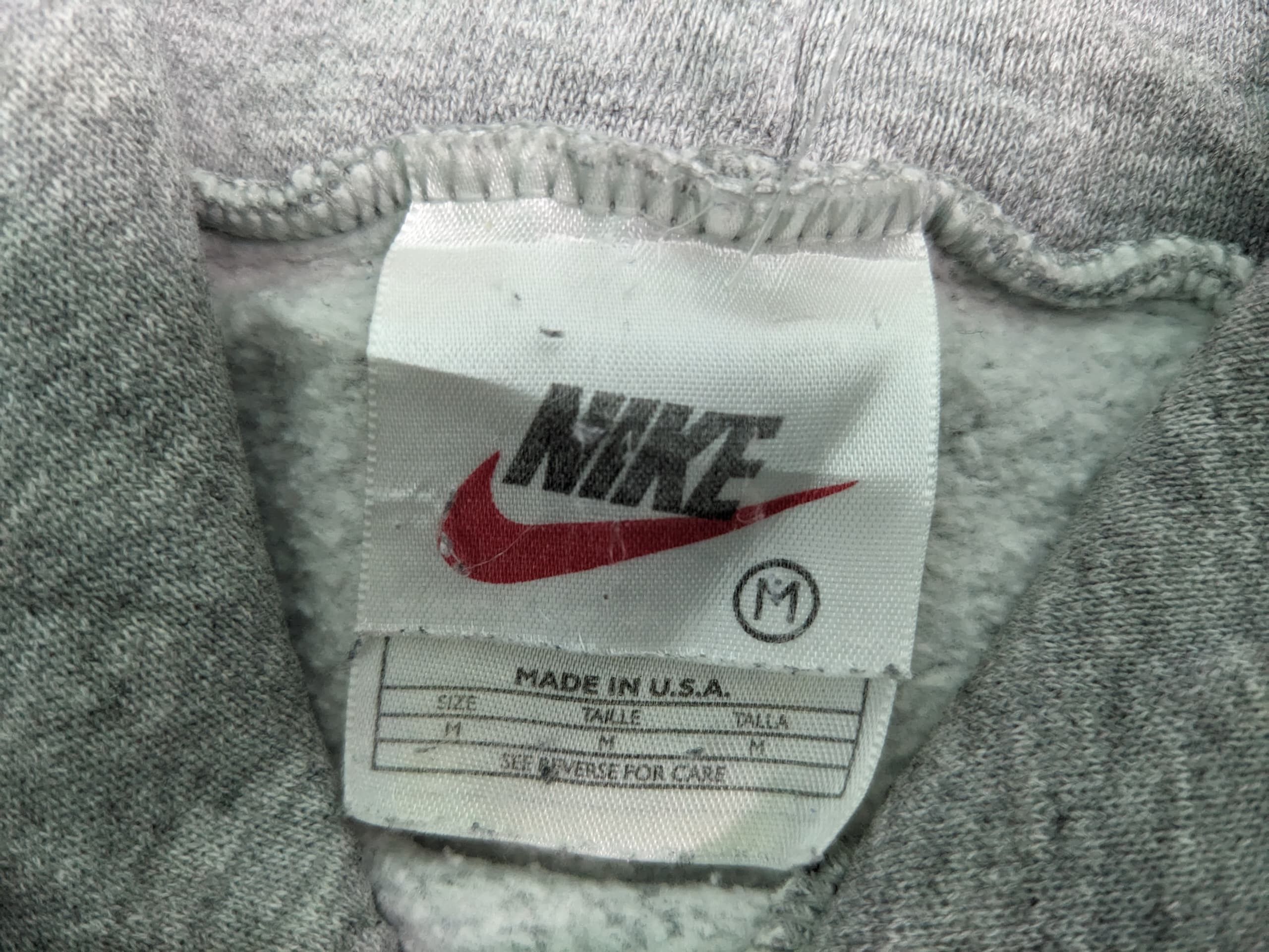 Nike × Vintage 90s VINTAGE NIKE CENTER LOGO PULLOVER HOODIE TRAVIS SCOTT Size US M / EU 48-50 / 2 - 5 Thumbnail