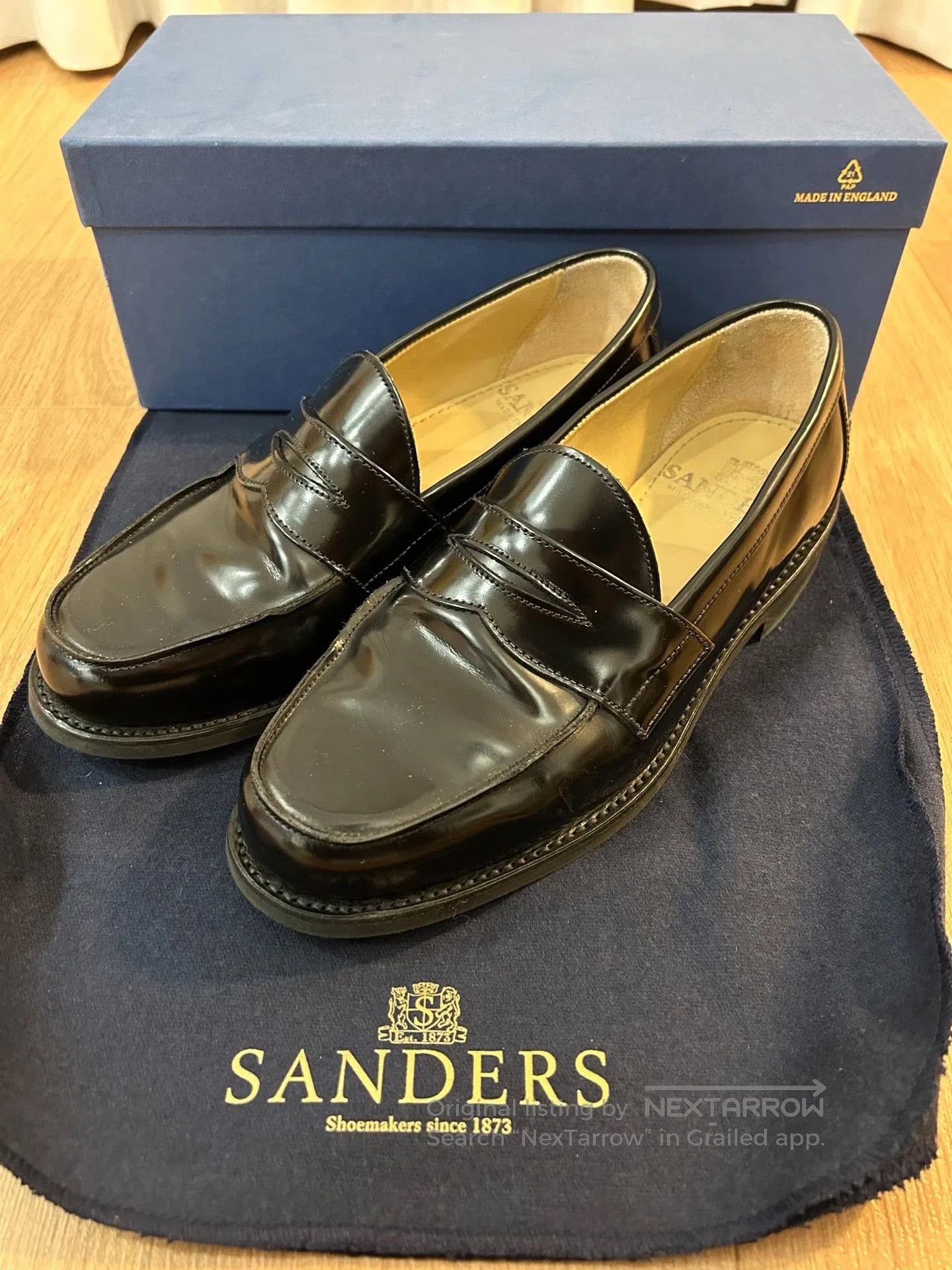 Sanders Sanders Handmade Goodyear Loafers UK. Size US 8.5 / EU 41-42 - 1 Thumbnail