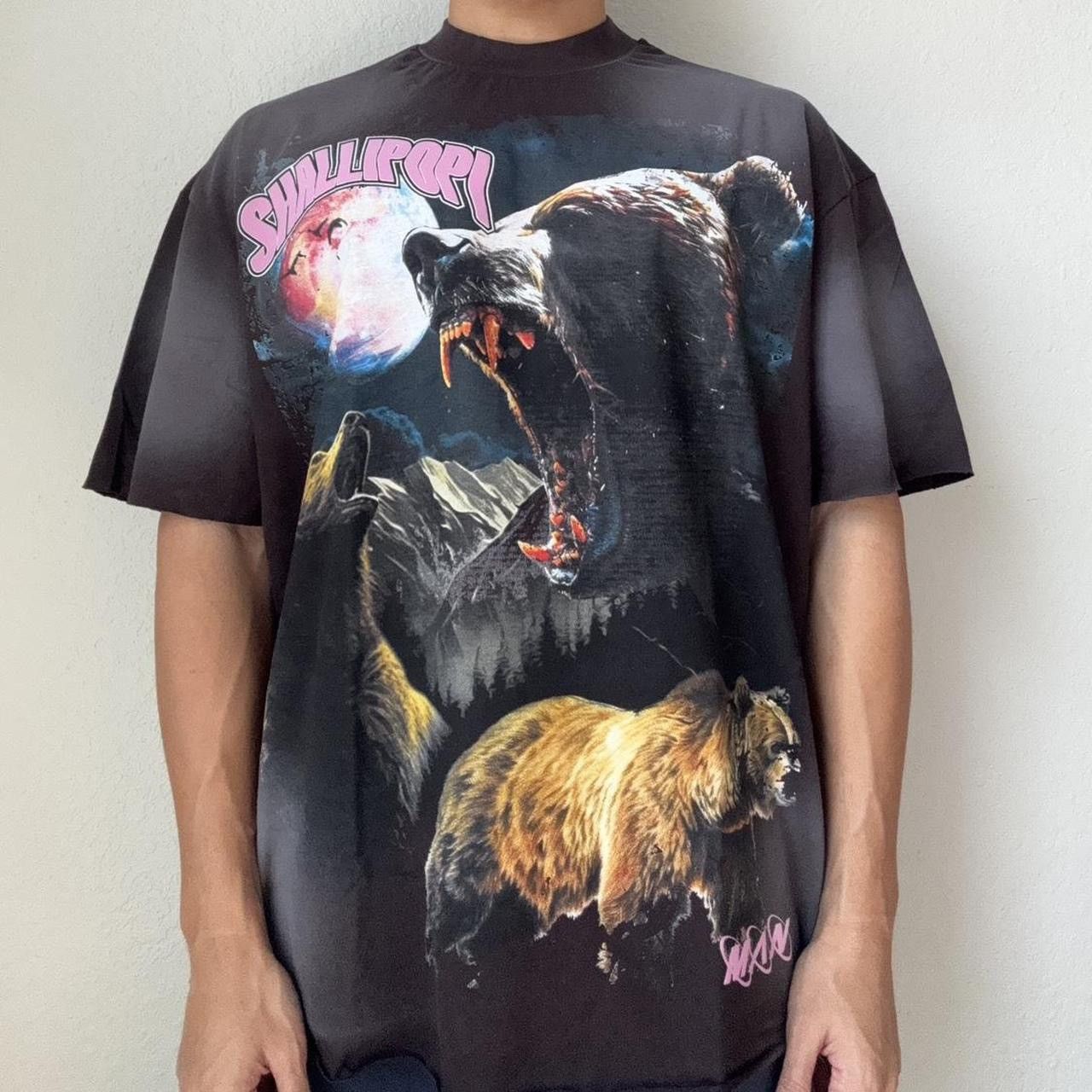 Rap Tees Shallipopi Nature Bears Exclusive Graphics Tee Shirt Size US XL / EU 56 / 4 - 6 Thumbnail