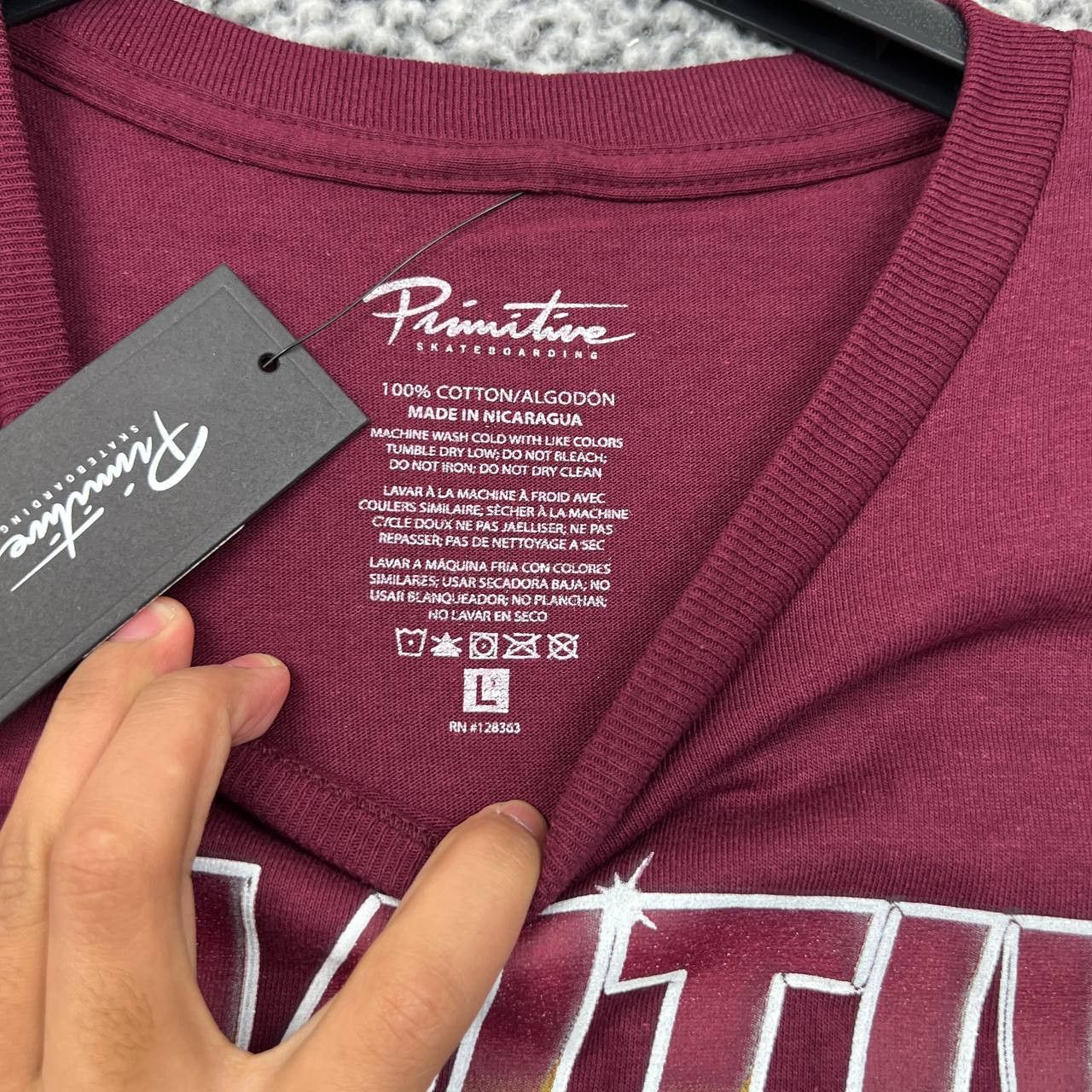 Primitive Primitive Skateboarding Shirt Men Large Red Cotton New L Size US L / EU 52-54 / 3 - 5 Thumbnail