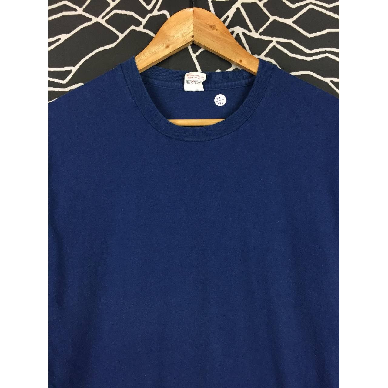 Hanes × Vintage Vtg 70s 80s Hanes Plain Blank Single Stitch Essential Tee Size US M / EU 48-50 / 2 - 3 Thumbnail