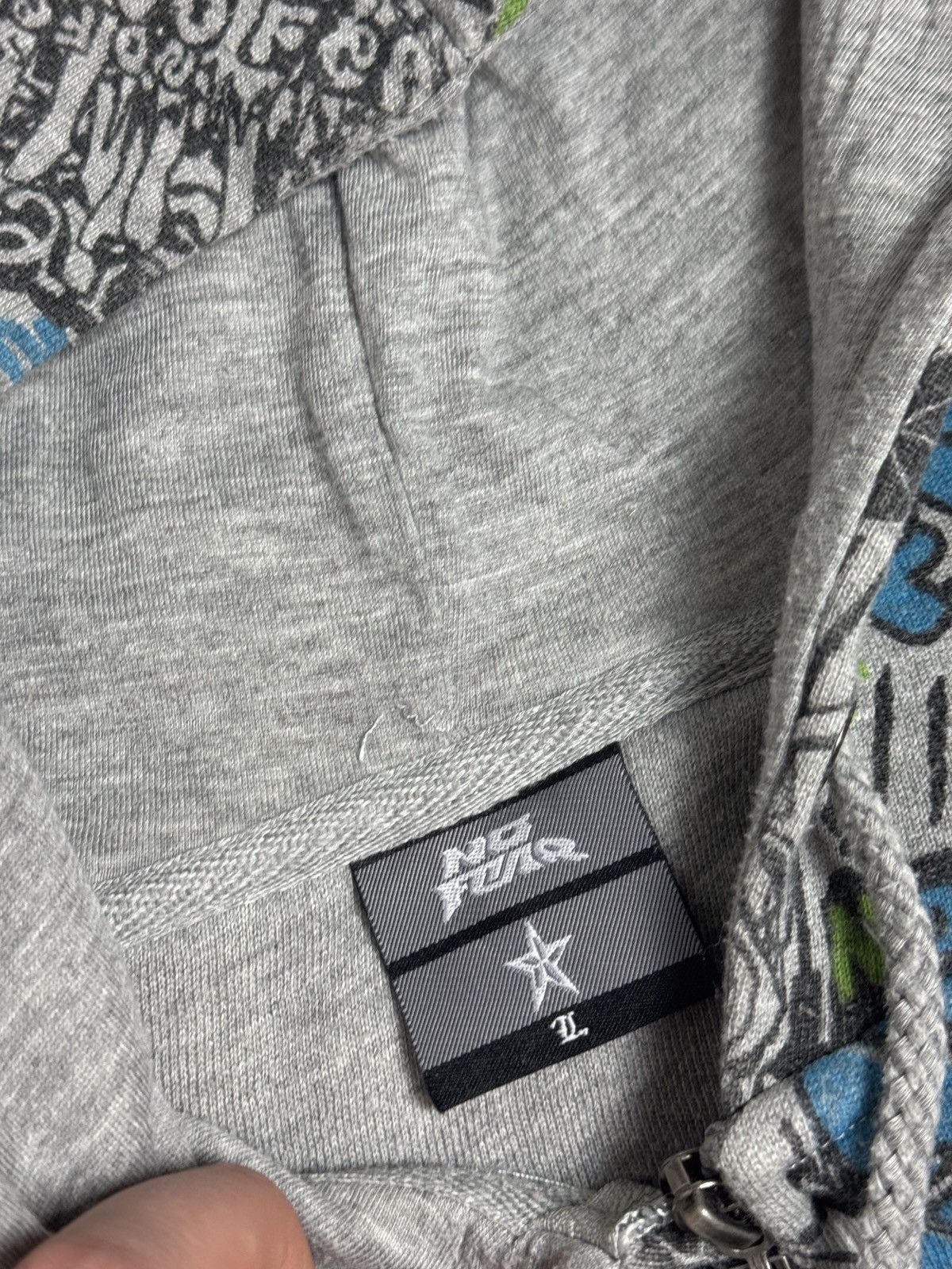 No Fear × Vintage 💥No Fear Hoodie Logo Hype Rare Size US L / EU 52-54 / 3 - 2 Thumbnail