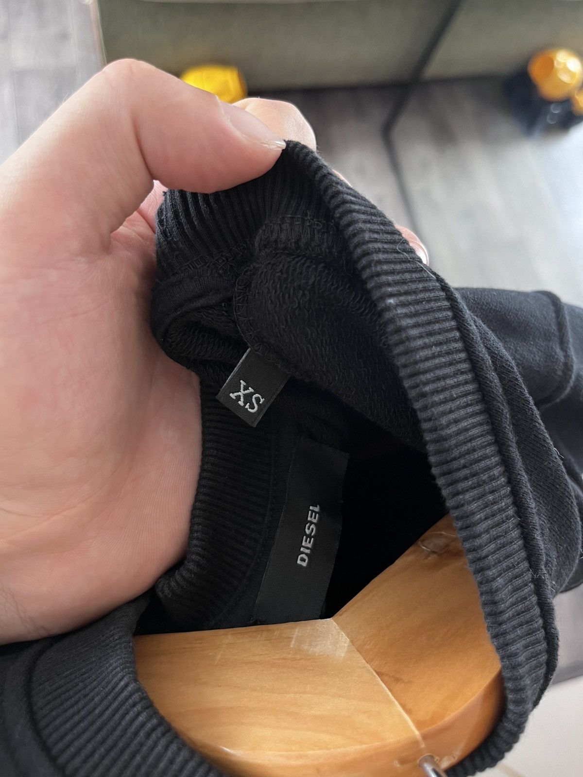 Diesel Diesel Zip Crop Sweatshirt Black Avant Garde V Size XS / US 0-2 / IT 36-38 - 5 Thumbnail