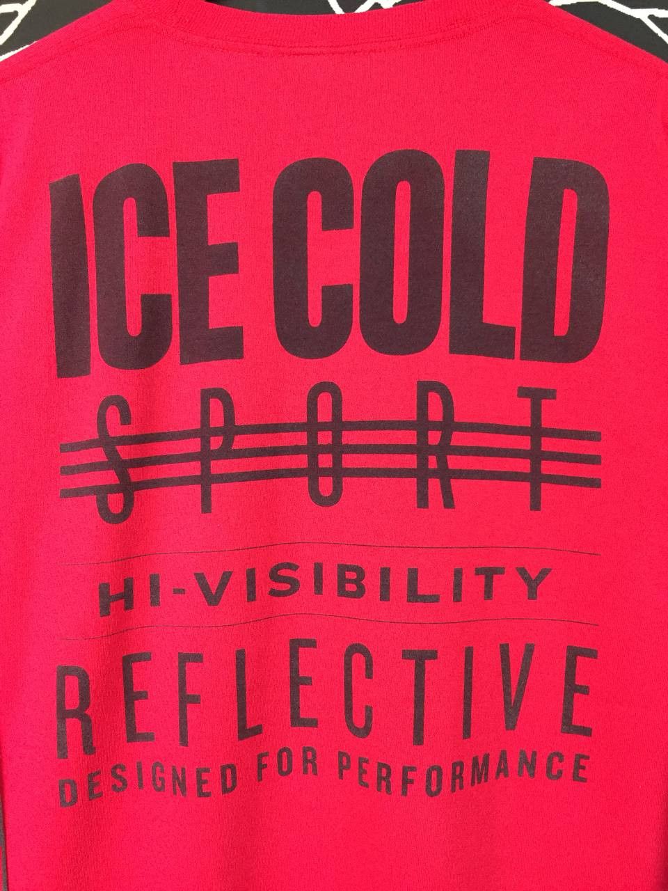 ICNY Vtg Ice Cold New York Hi-Vis Reflective Long Sleeve Tee Size US M / EU 48-50 / 2 - 3 Thumbnail