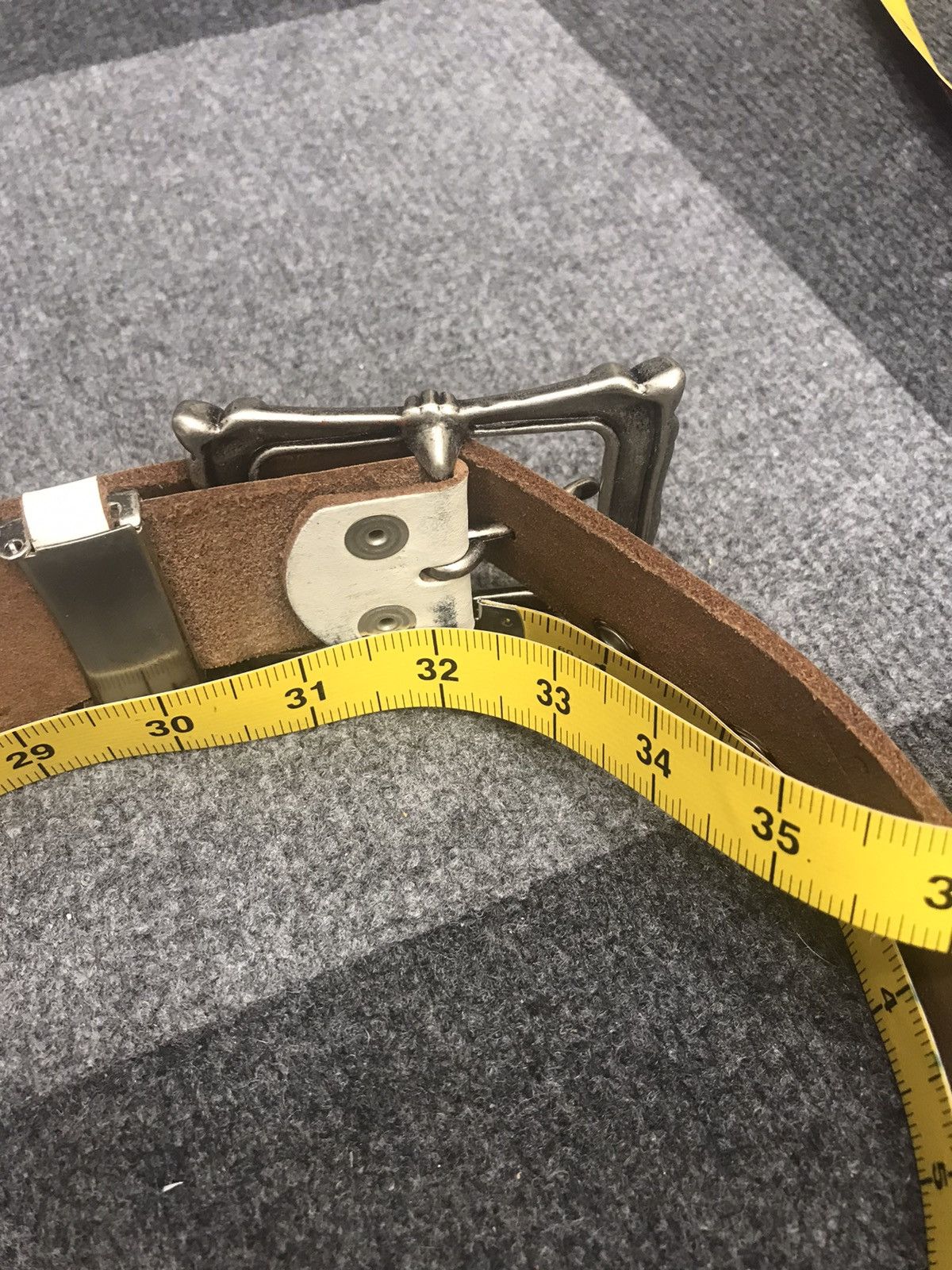 Edwin Edwin Genuine Leather Studded Belt(32-36) Size ONE SIZE - 11 Thumbnail