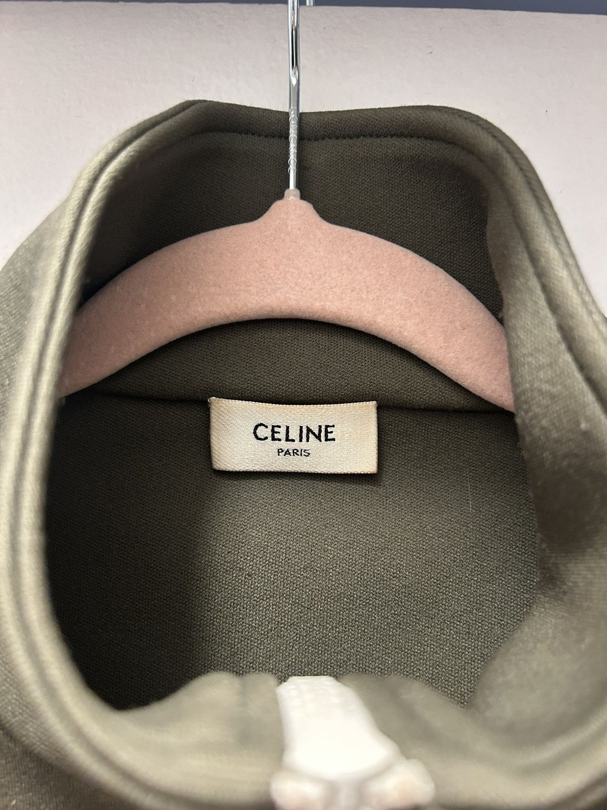 Celine Celine khaki track top Size US XS / EU 42 / 0 - 4 Thumbnail
