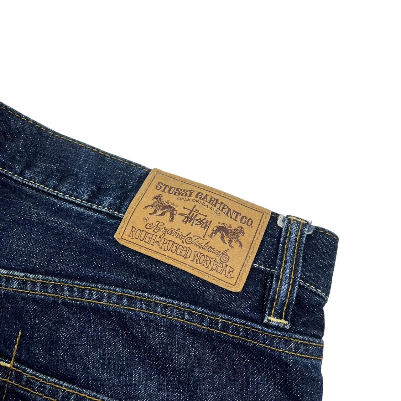 Stussy Vintage 2000s Stussy Navy & Blue Jeans - Waist: 36” Size US 36 / EU 52 - 4 Thumbnail