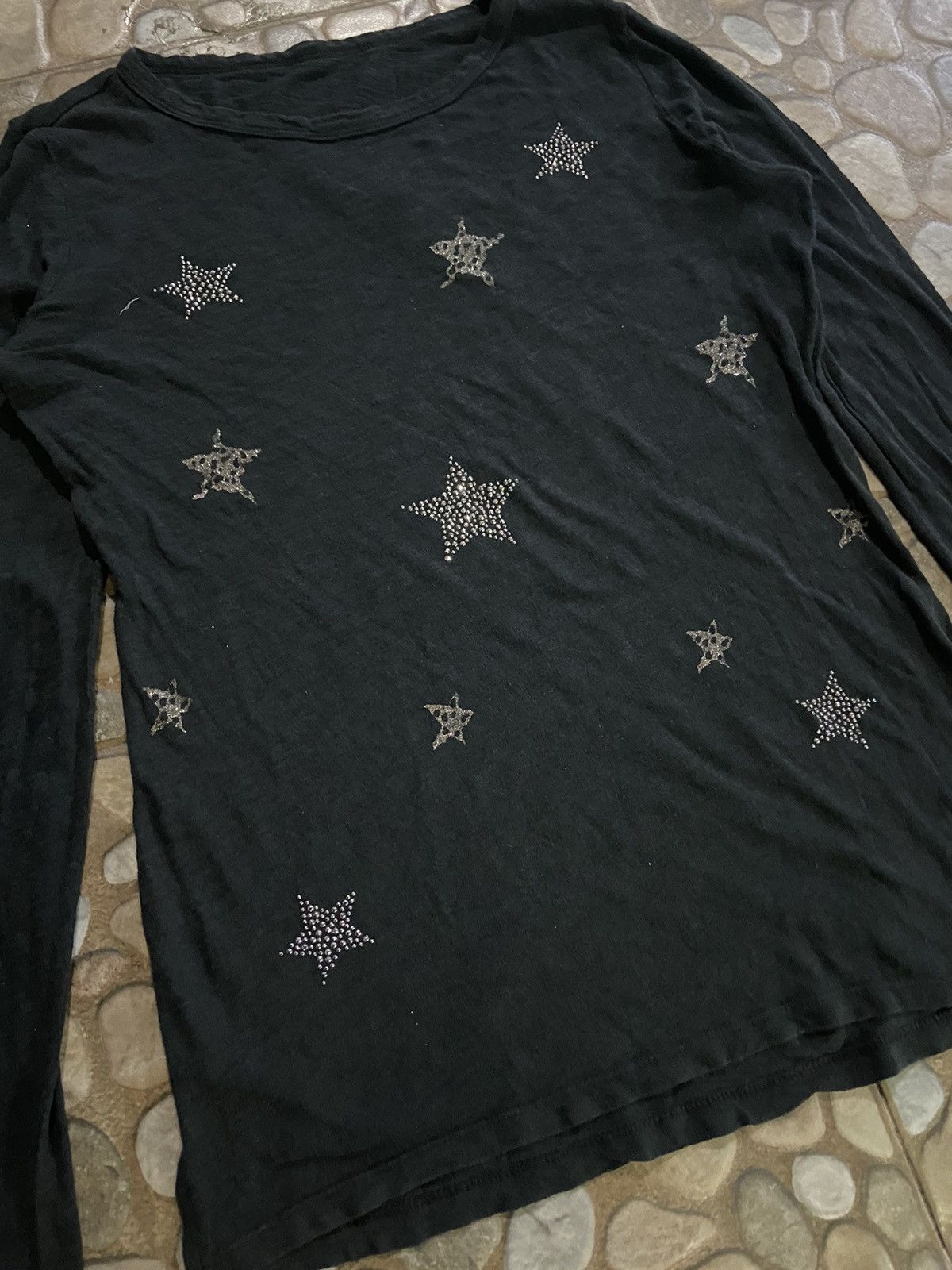 If Six Was Nine VTG Y2K the Ryand studded star long sleeve t-shirt Size M / US 6-8 / IT 42-44 - 4 Thumbnail
