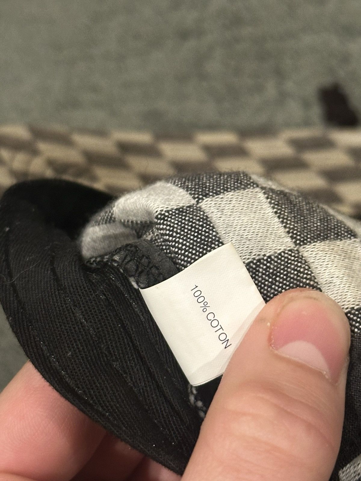 Supreme SS18 Supreme Checkerboard Box Logo Adjustable Hat Size ONE SIZE - 7 Thumbnail