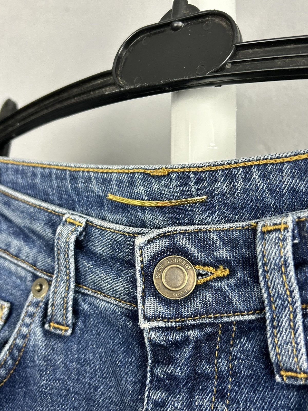 Saint Laurent Paris Saint Laurent D04 W/SK-HW Jeans size-29 Made in Italy Size 29" - 5 Thumbnail