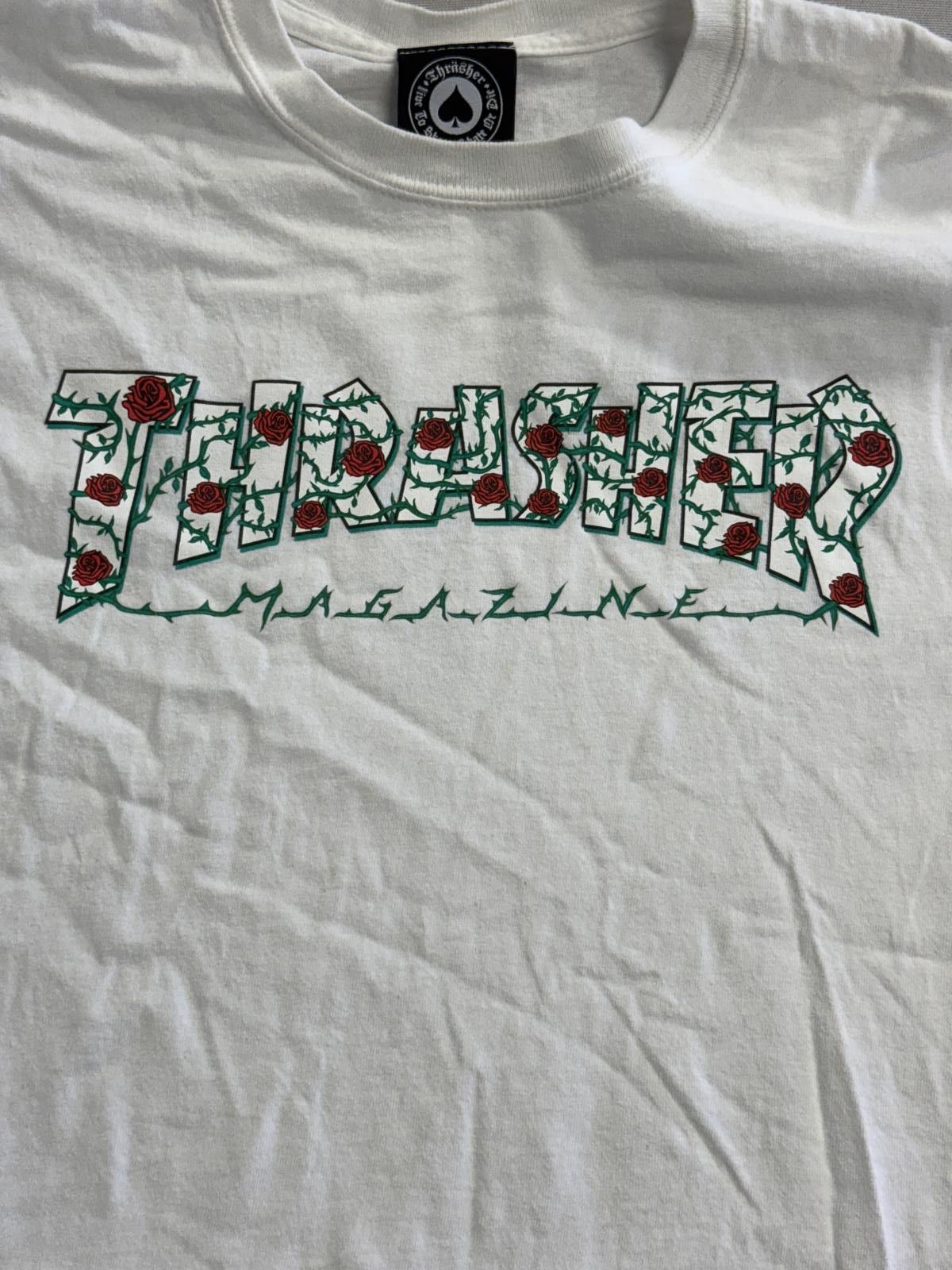 Gildan Thrasher Skateboard Magazine T-shirt Roses & Thorns - M Size US M / EU 48-50 / 2 - 4 Thumbnail