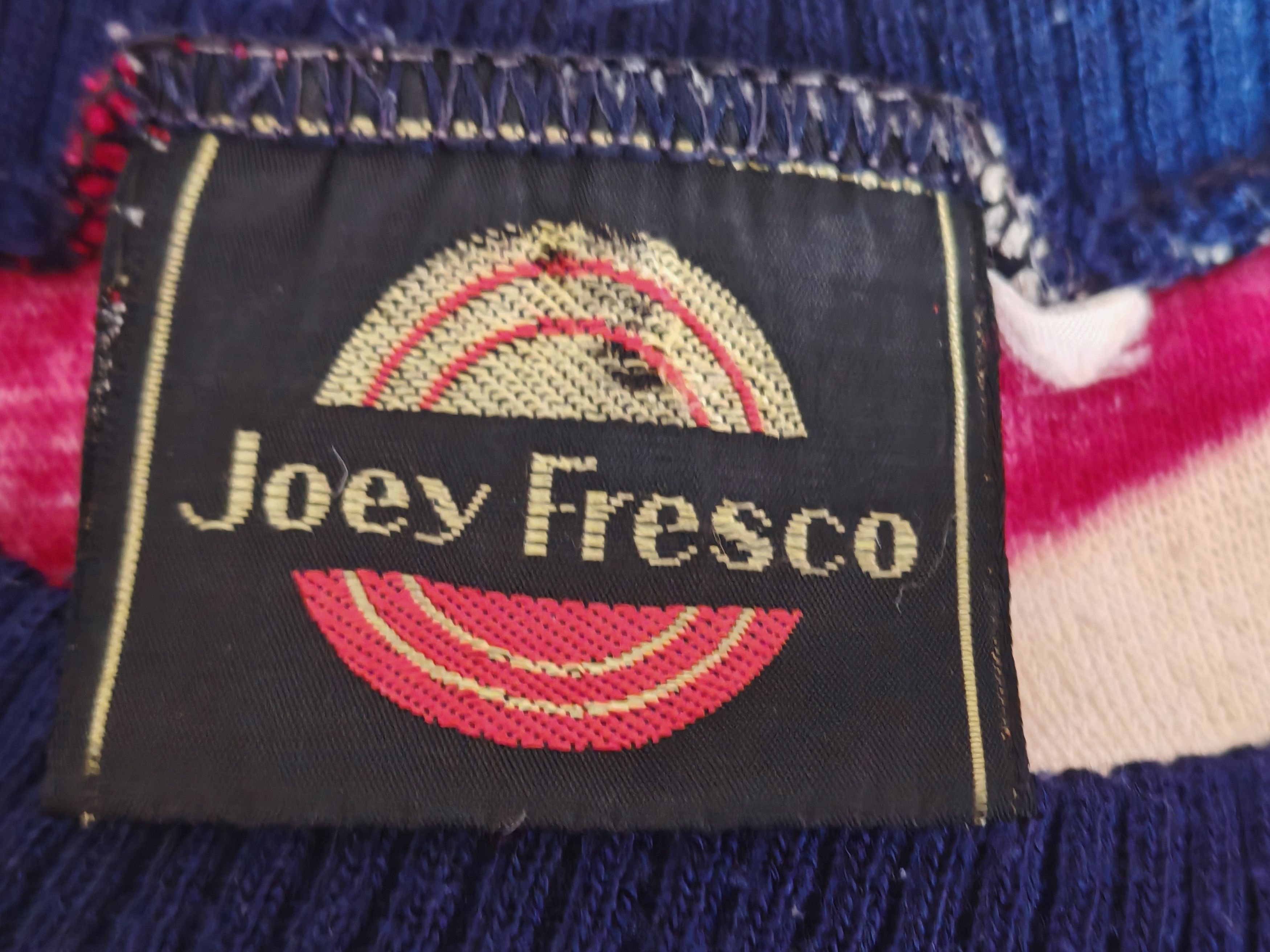 Vintage Vintage 80s Joey Fresco Unisex Sweater Zigzag Print size L Size US L / EU 52-54 / 3 - 8 Thumbnail