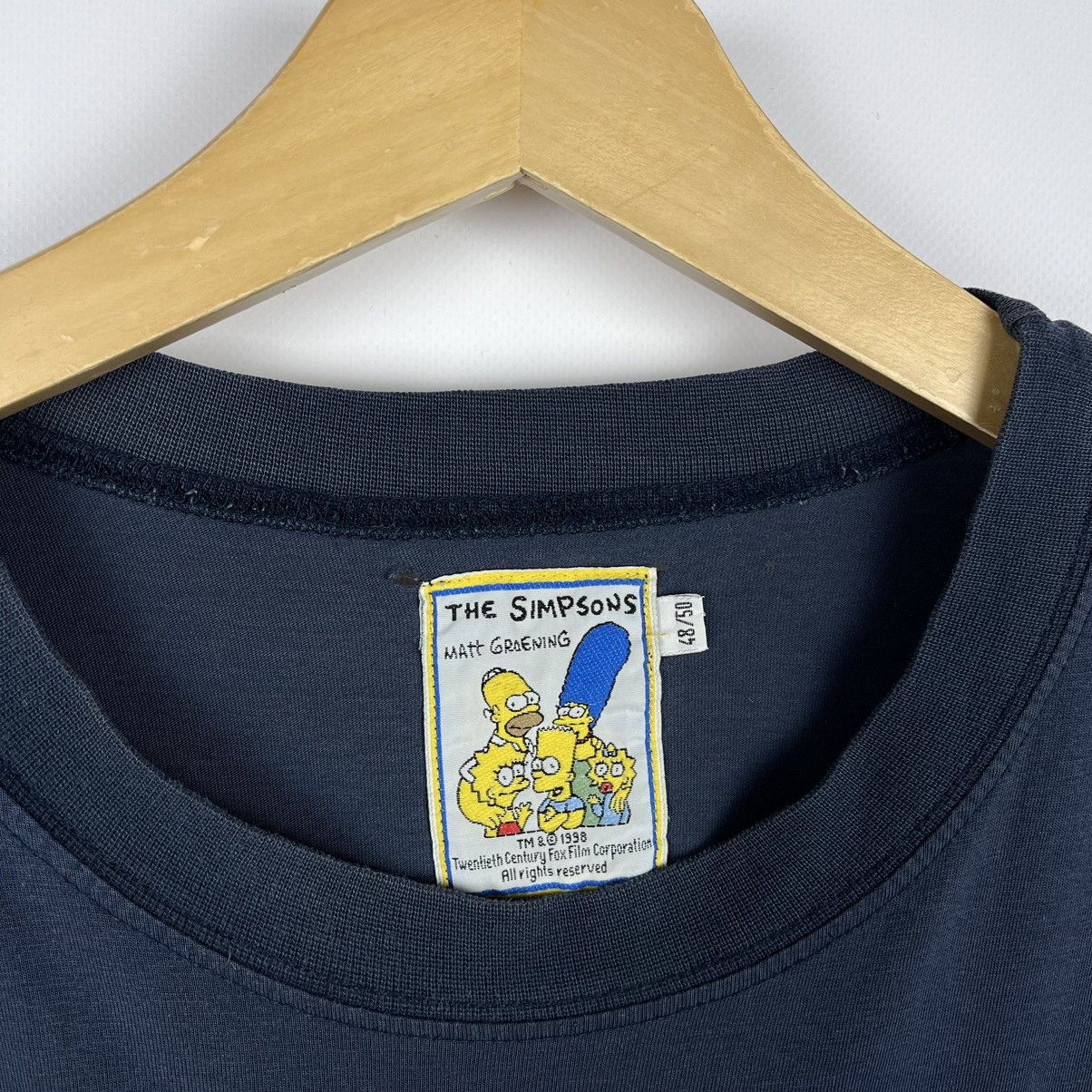 The Simpsons Vintage The Simpsons Men in Black y2k cartoon tee 1998 Size US L / EU 52-54 / 3 - 10 Thumbnail