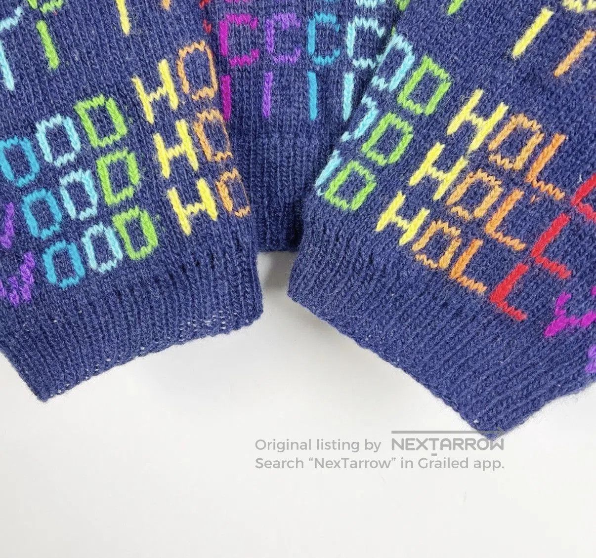 Gucci Blue XS Sweater with Colorful Pattern. Size US XS / EU 42 / 0 - 6 Thumbnail
