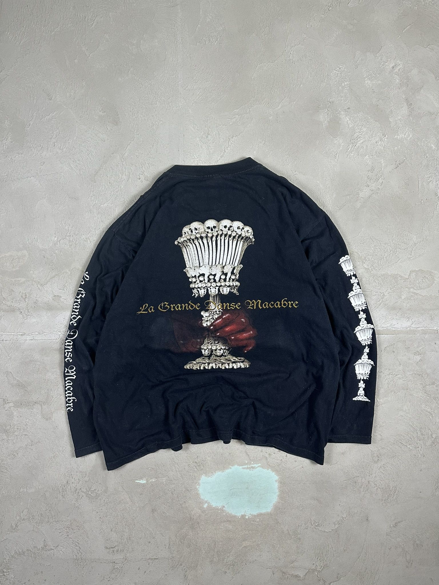 Band Tees Rare 2000s Marduk Danse Macabre Black Metal Longsleeve Size US XL / EU 56 / 4 - 2 Thumbnail
