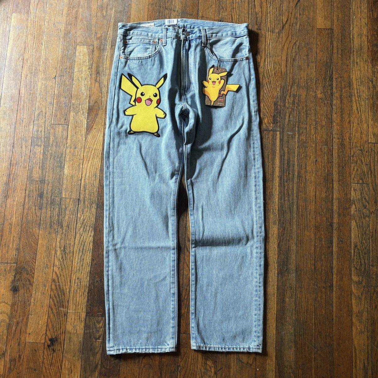 Levis x Pokemon Pikachu 551 Deadstock Denim 34x32