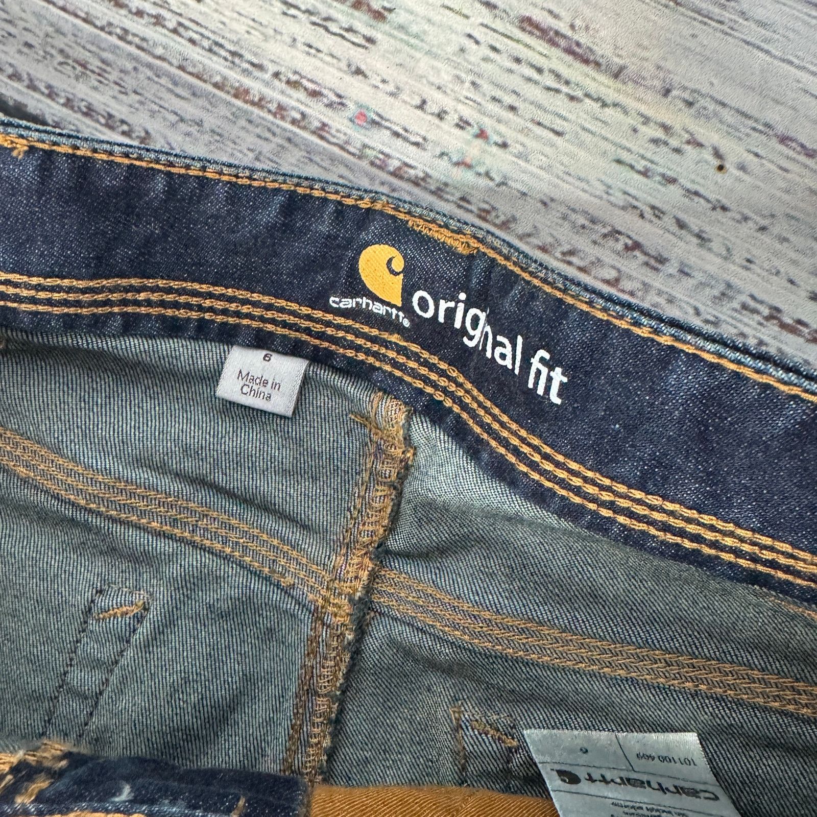 Carhartt Carhartt Sibley Dark Blue Denim Womens Shorts 6 Size 28" / US 6 / IT 42 - 3 Thumbnail