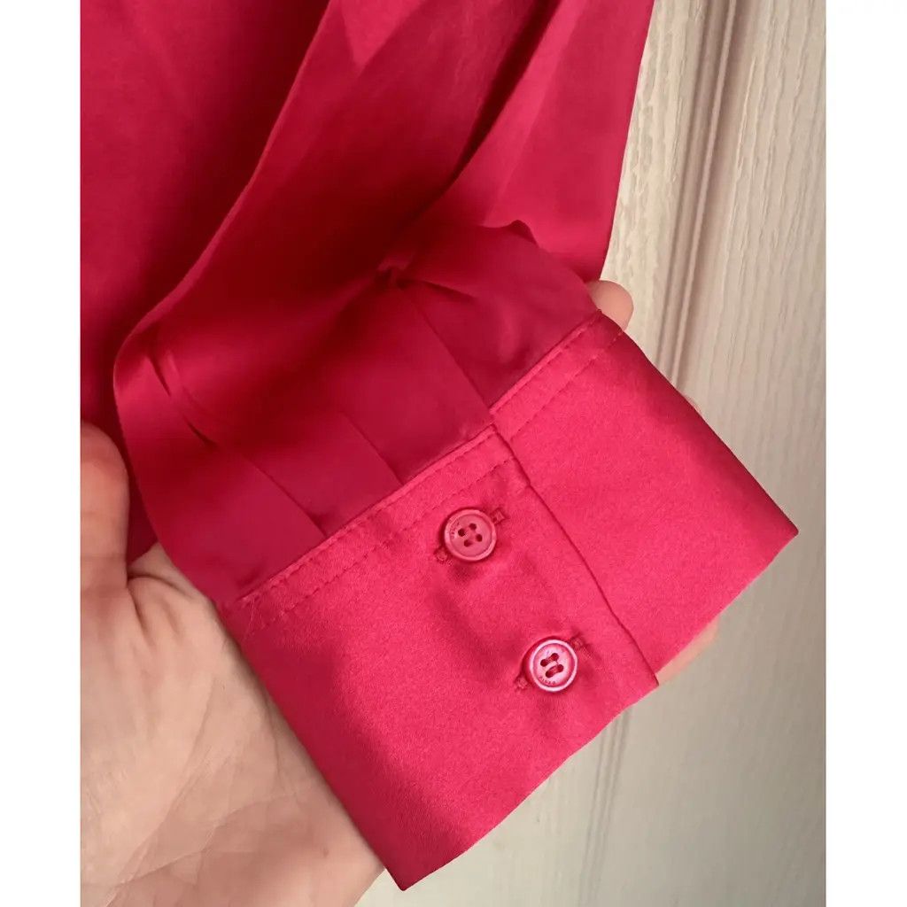 Pinko New silk shirt pink PINKO IT42 Size M / US 6-8 / IT 42-44 - 8 Thumbnail