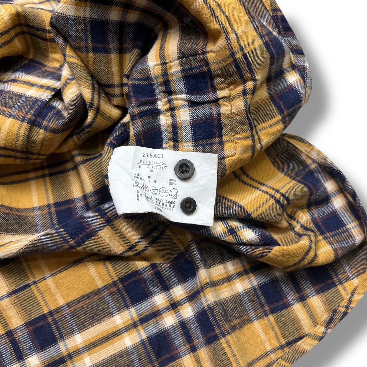 Harris Tweed CLOSSHI x Harris Tweed Flannel Shirt Size US XL / EU 56 / 4 - 6 Thumbnail