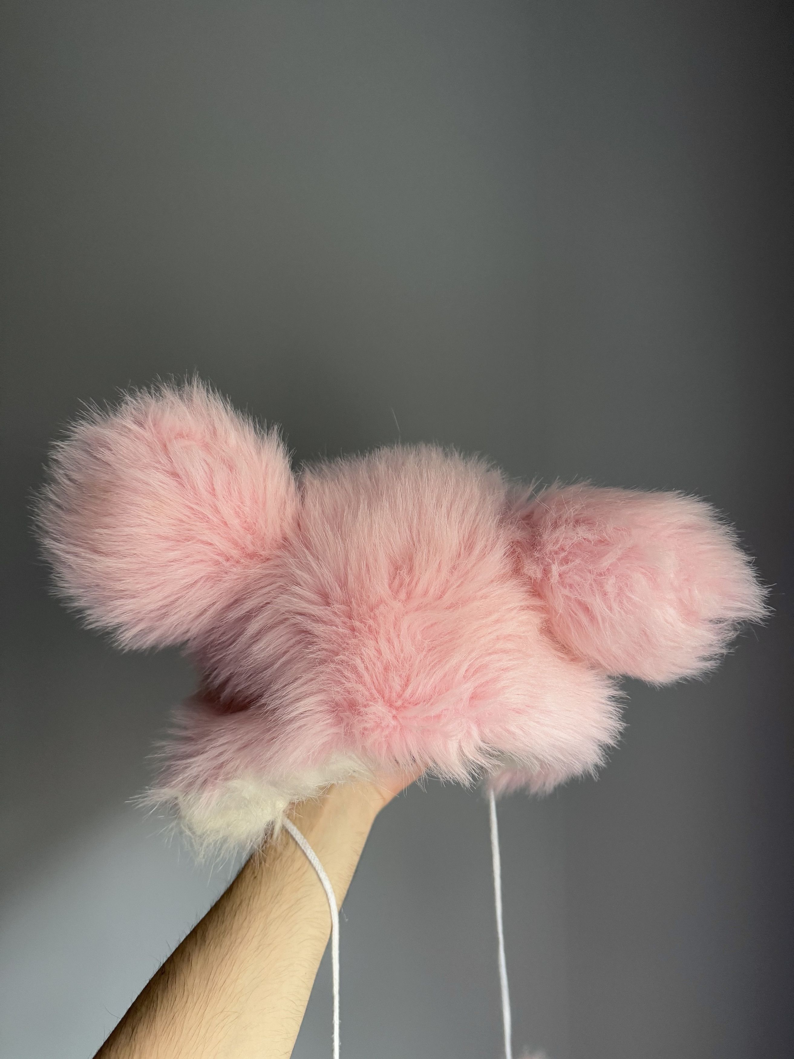 Anime Y2K Ushanka Cute Fuzzy Alt Trapper Hat Pink with ears Size ONE SIZE - 3 Thumbnail
