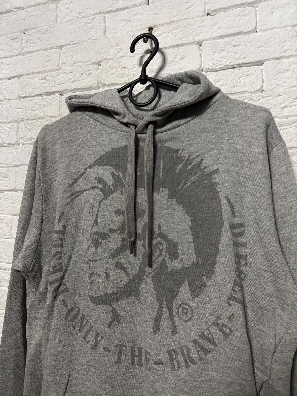 Diesel Vintage Diesel Hoodie Huge Logo Legioner Y2K Sz M Size US M / EU 48-50 / 2 - 2 Thumbnail